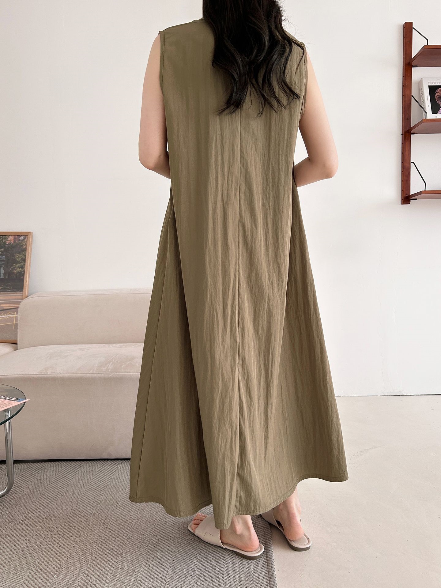 フードロング半袖ワンピース | 詳細画像18