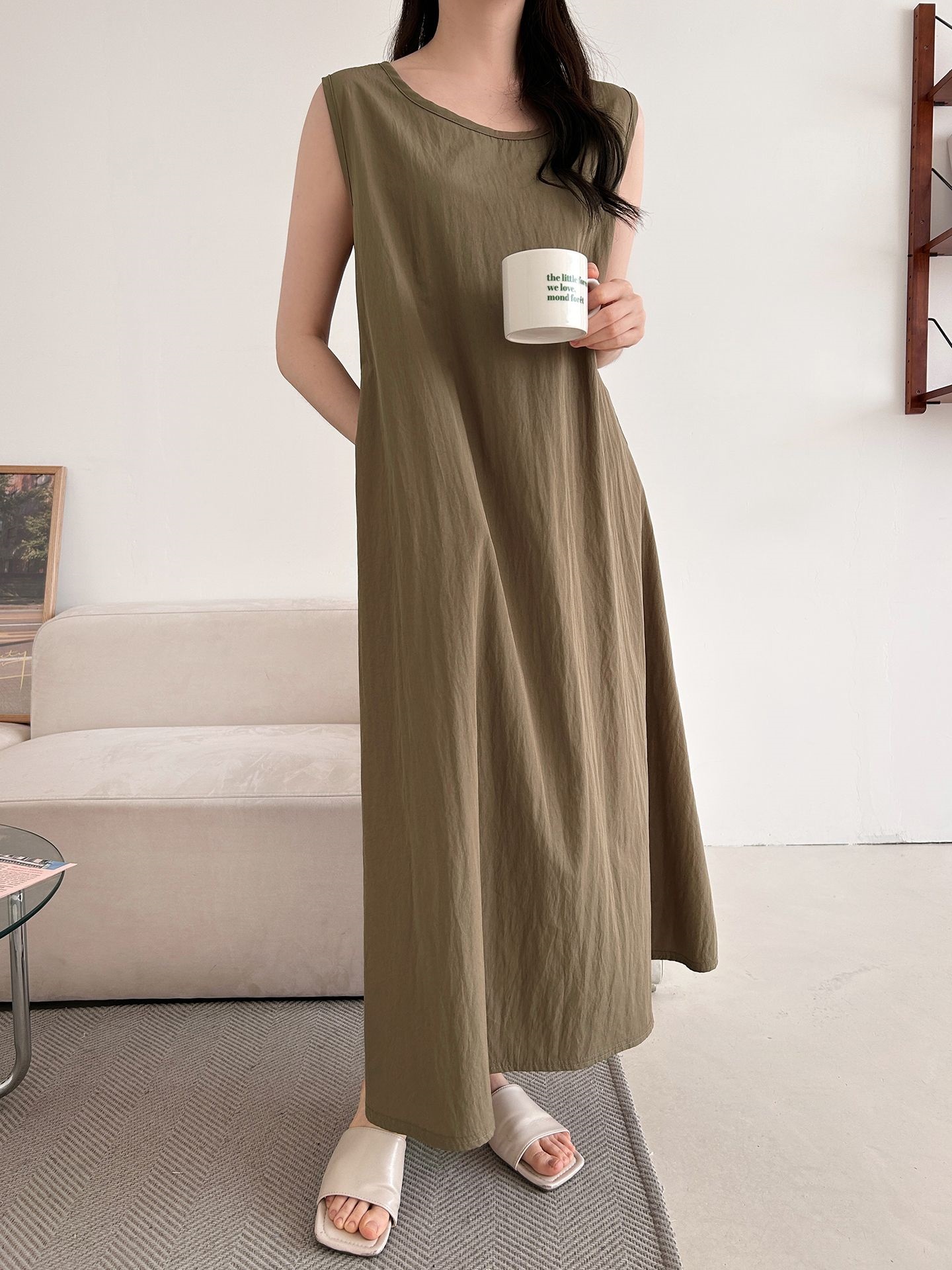 フードロング半袖ワンピース | 詳細画像16