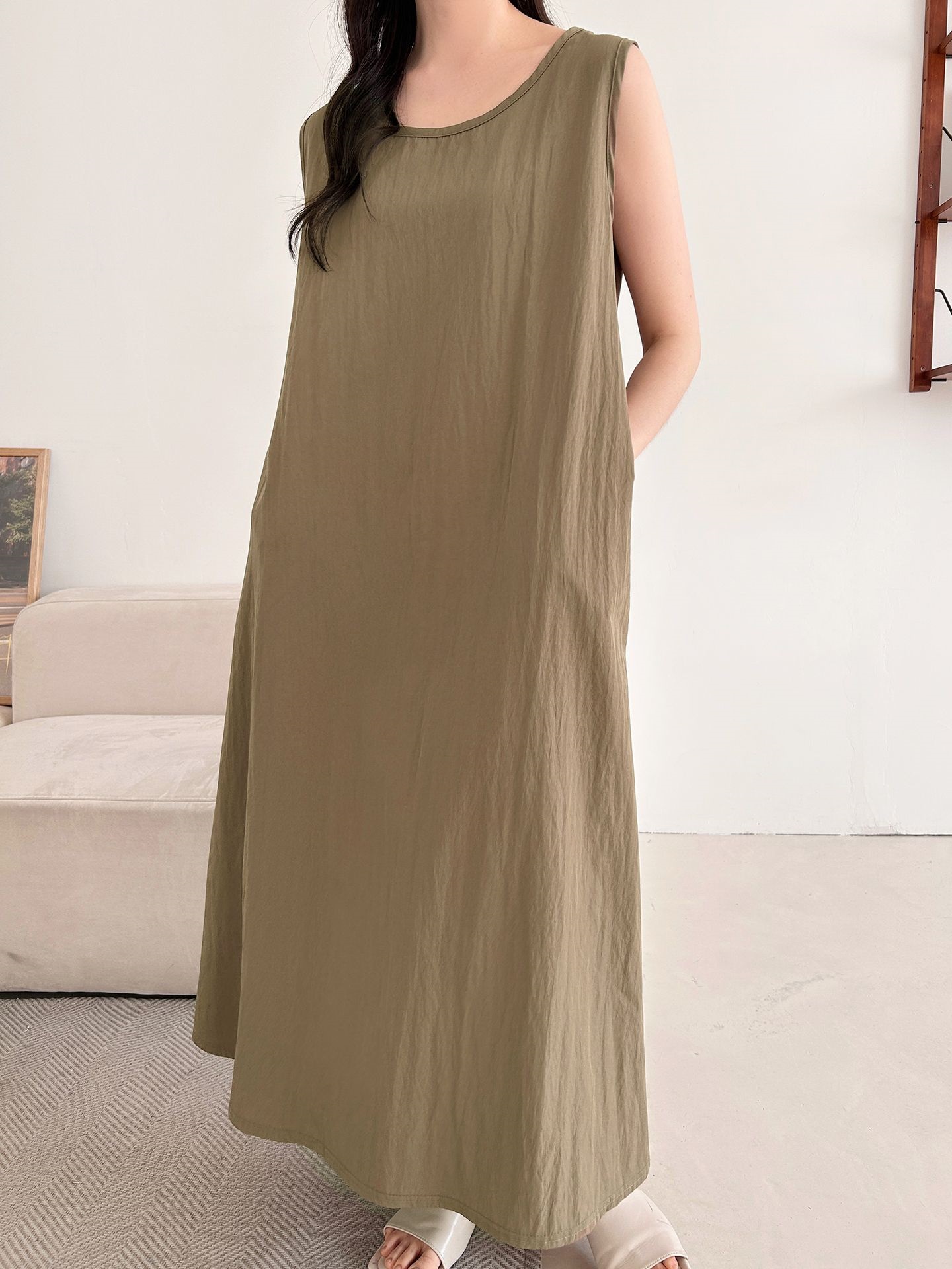 フードロング半袖ワンピース | 詳細画像21