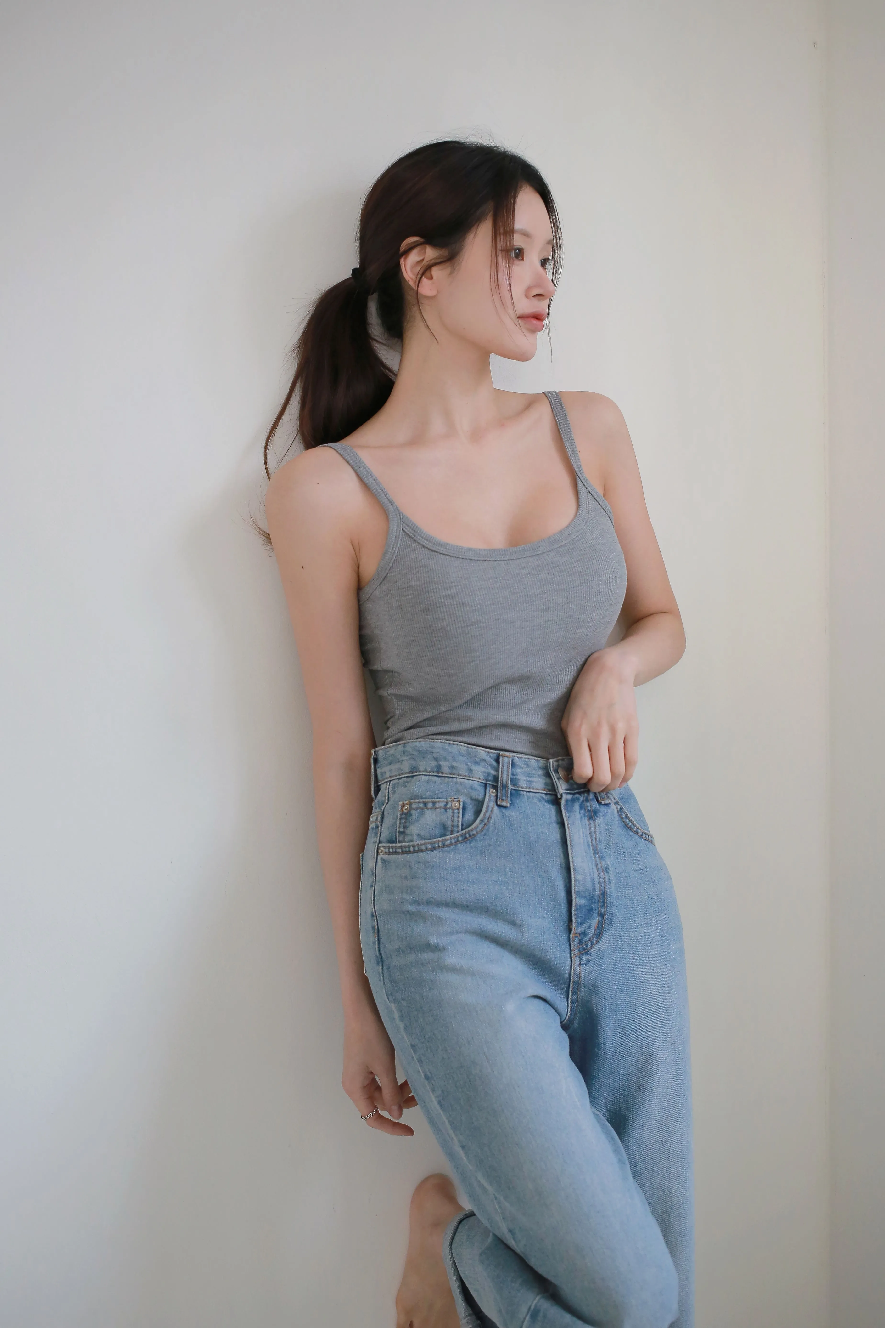 スリムキャミソールカップ付 | 詳細画像1