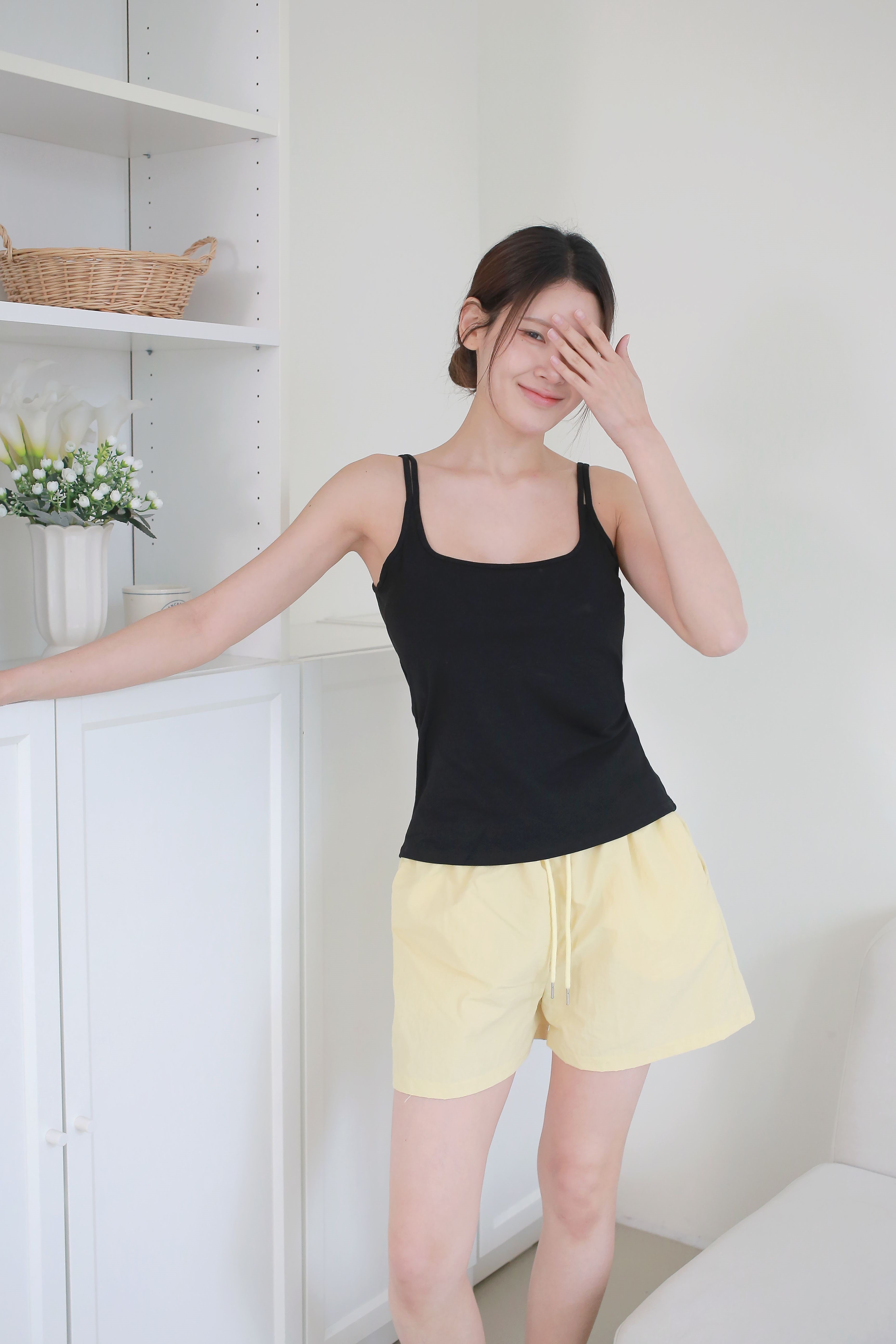 スリムキャミソールカップ付 | 詳細画像8