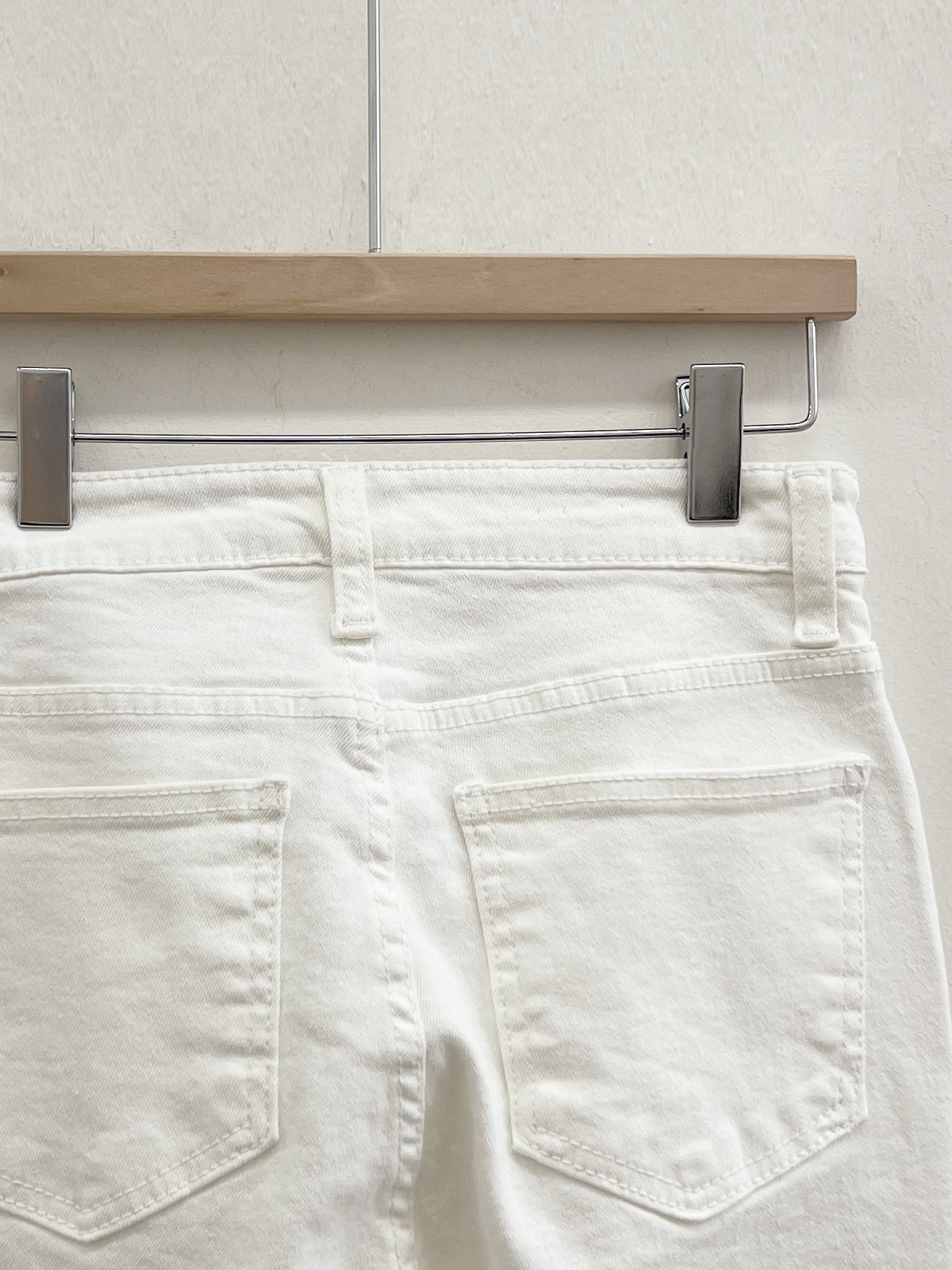 ジップアップバックルポケットスリムループバックポケットブーツカット無地パンツ | 詳細画像18