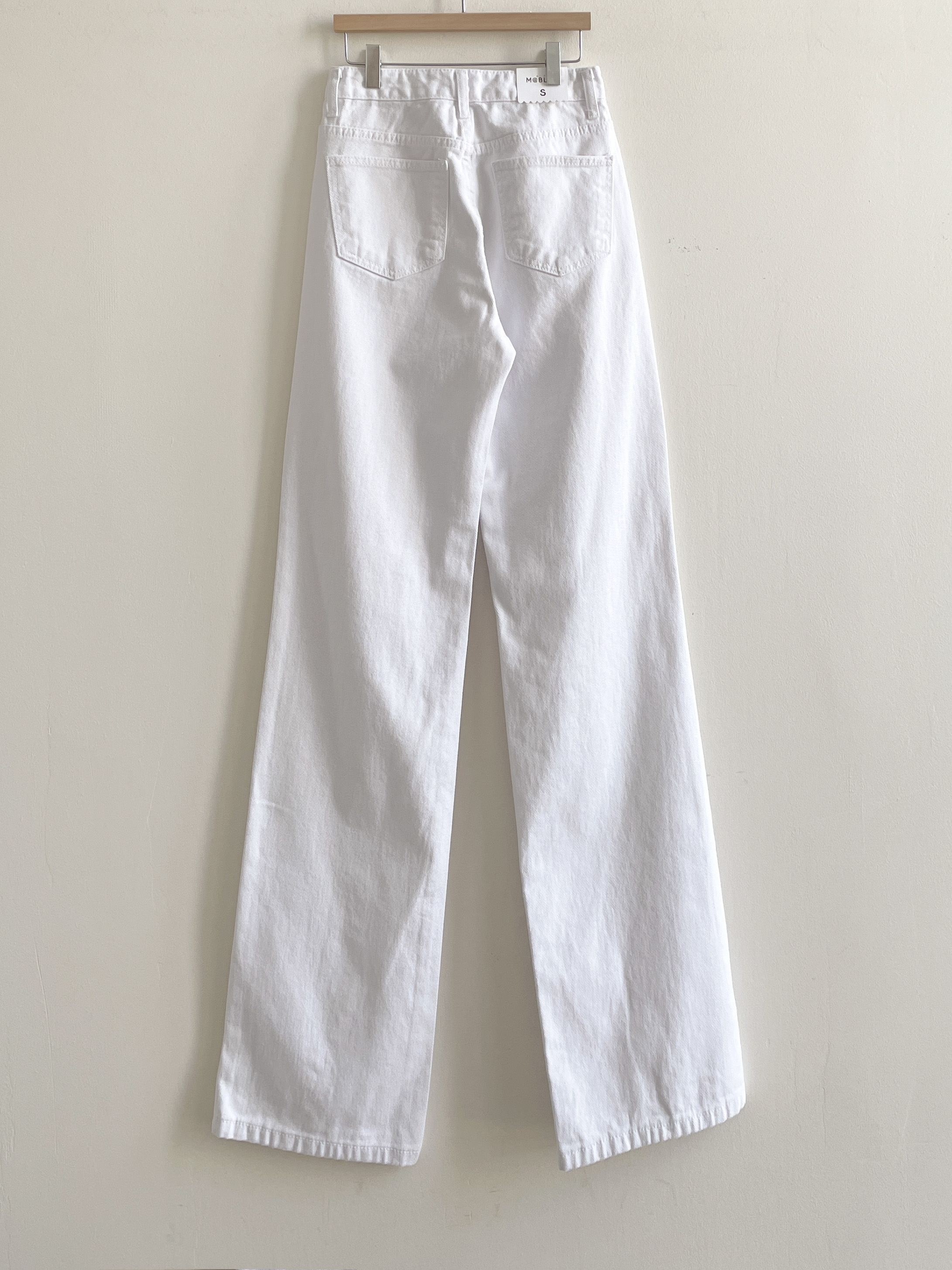 コットンジップアップスリットポケットワイドループ無地パンツ | 詳細画像17