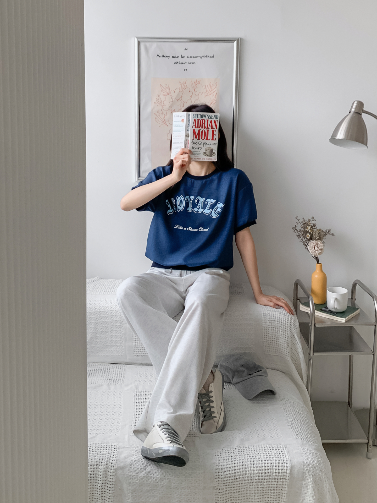 配色ルーズ半袖ドロップショルダーレタリングスウェット | 詳細画像28