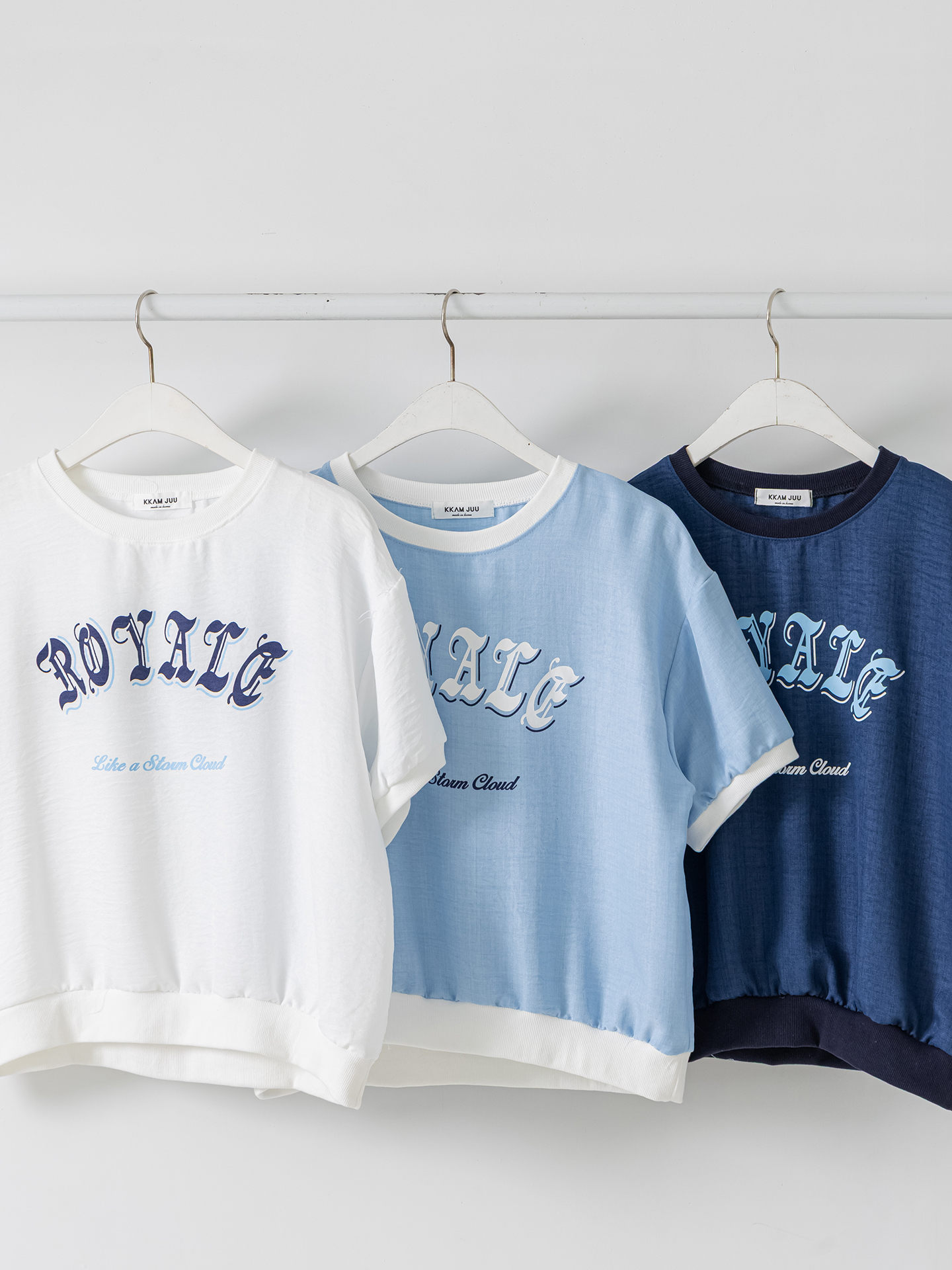 配色ルーズ半袖ドロップショルダーレタリングスウェット | 詳細画像36