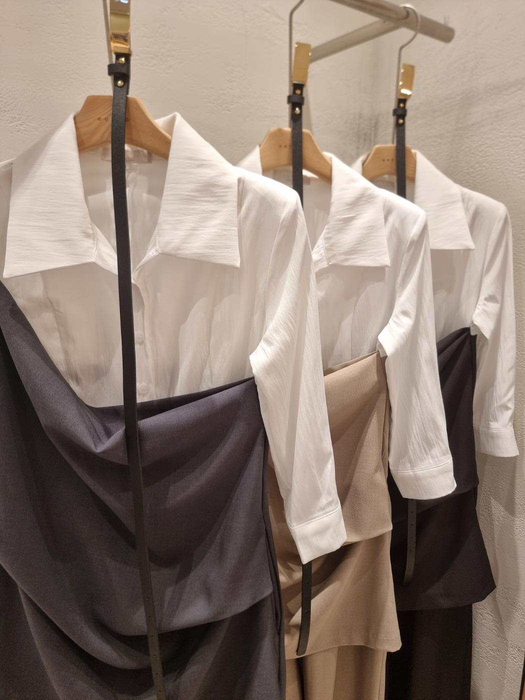 コンビドレープカラーアンバランス7分袖オールインワンベルト付 | 詳細画像22