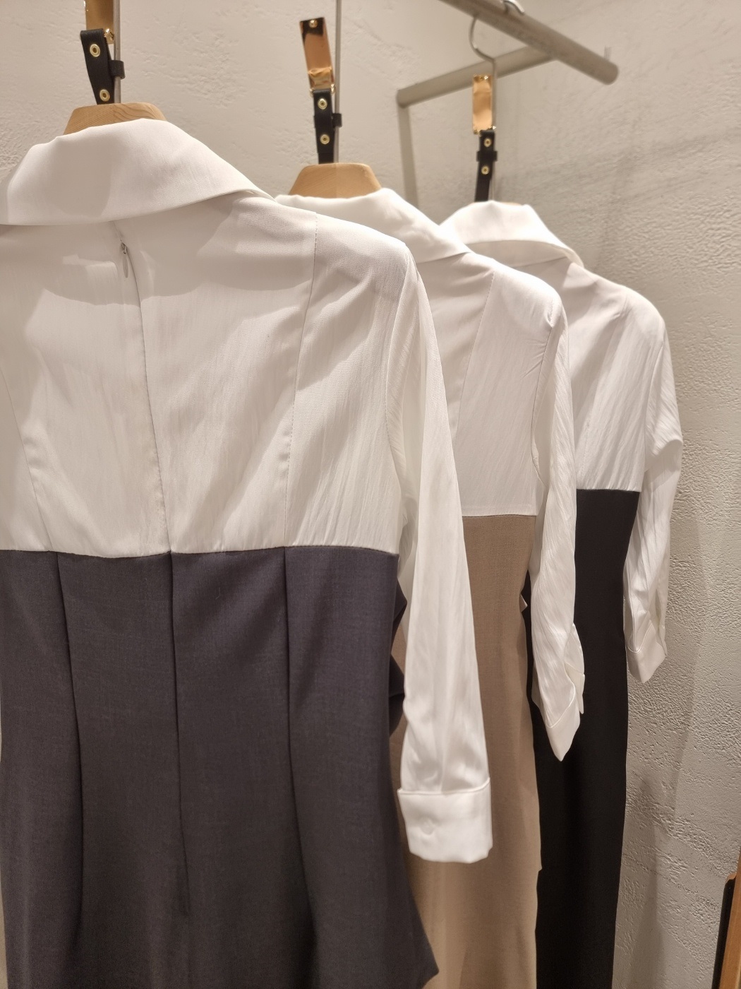 コンビドレープカラーアンバランス7分袖オールインワンベルト付 | 詳細画像24