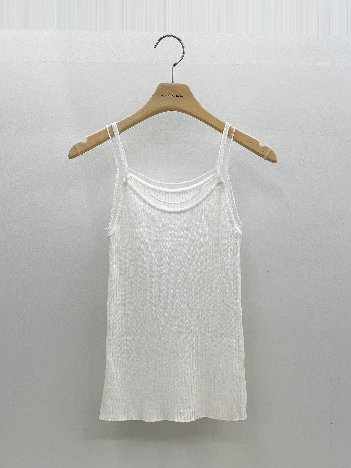 リブニットリネン混キャミソール | 詳細画像15