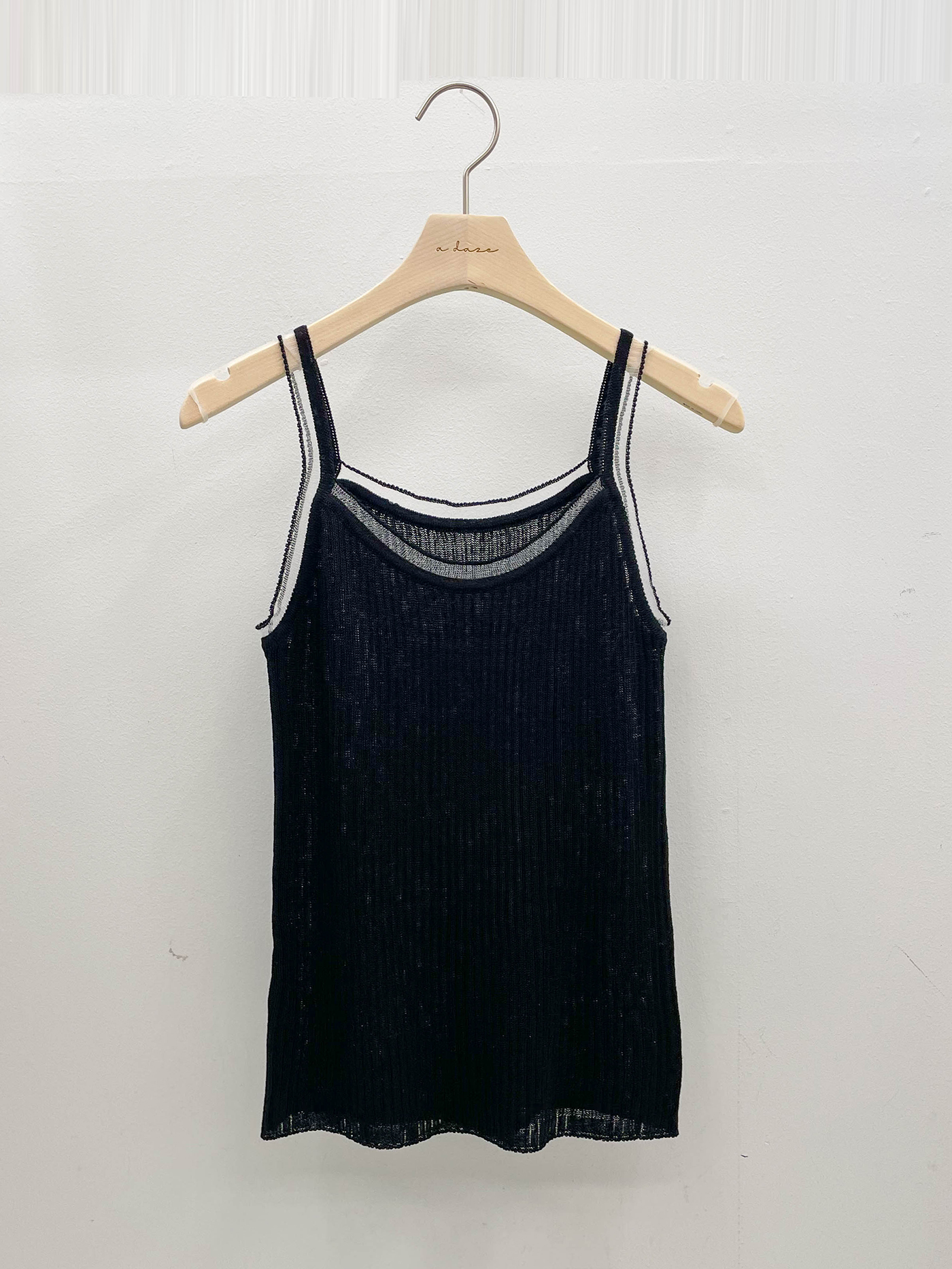 リブニットリネン混キャミソール | 詳細画像17