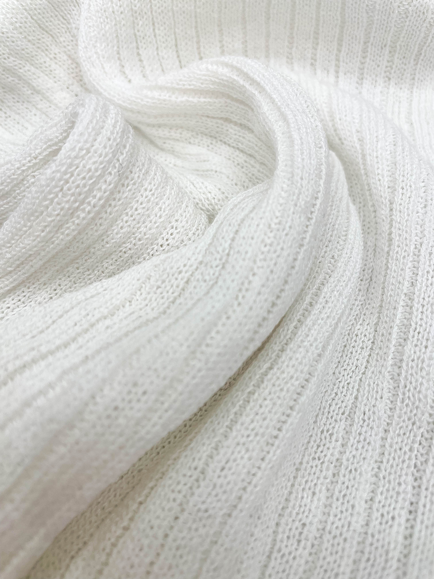 リブリネン混Vネックカーディガン | 詳細画像5