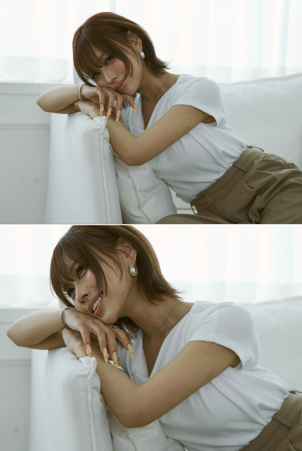 ドレープ半袖無地Tシャツ | DHOLIC | 詳細画像8