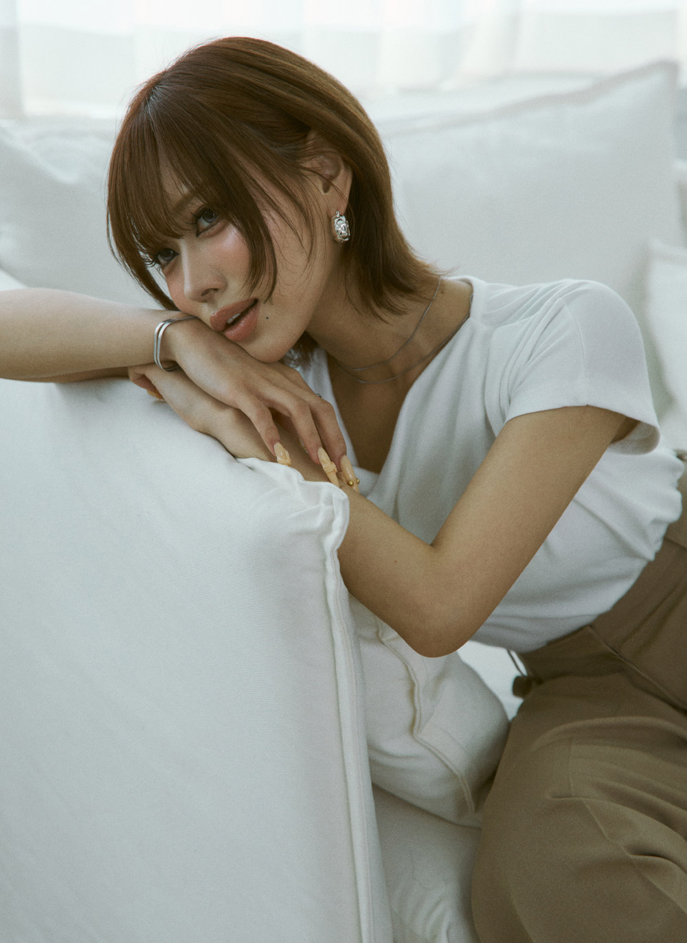 ドレープ半袖無地Tシャツ | DHOLIC | 詳細画像9