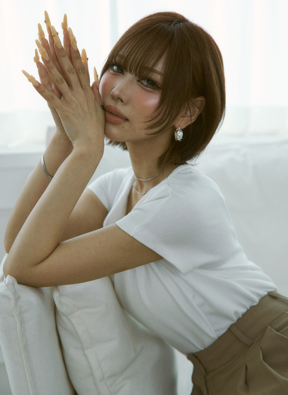 ドレープ半袖無地Tシャツ | DHOLIC | 詳細画像14