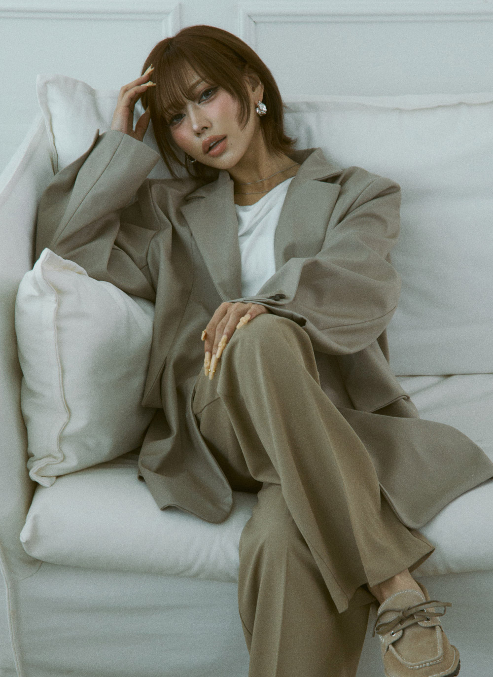 ドレープ半袖無地Tシャツ | DHOLIC | 詳細画像18