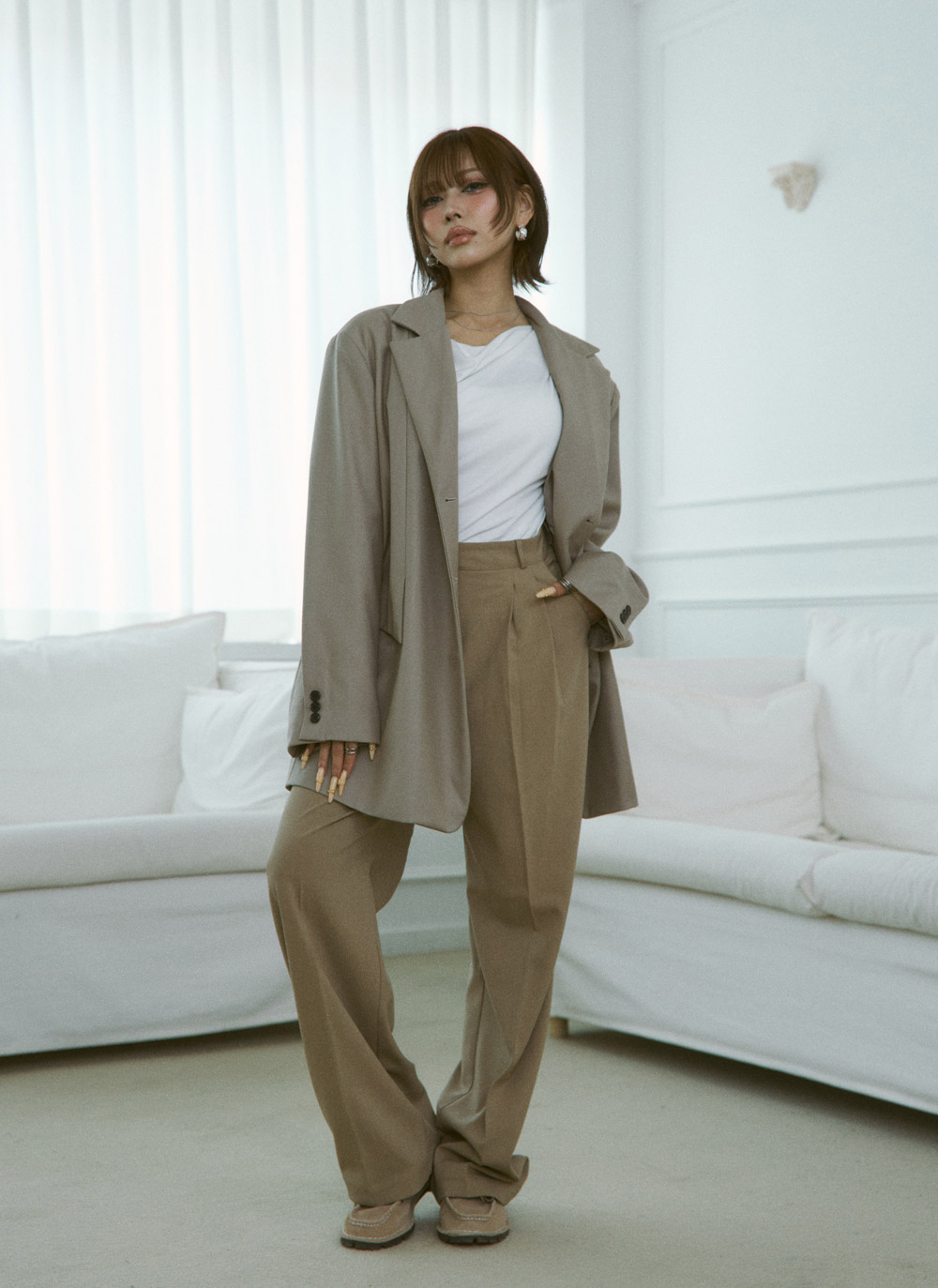 ドレープ半袖無地Tシャツ | DHOLIC | 詳細画像20