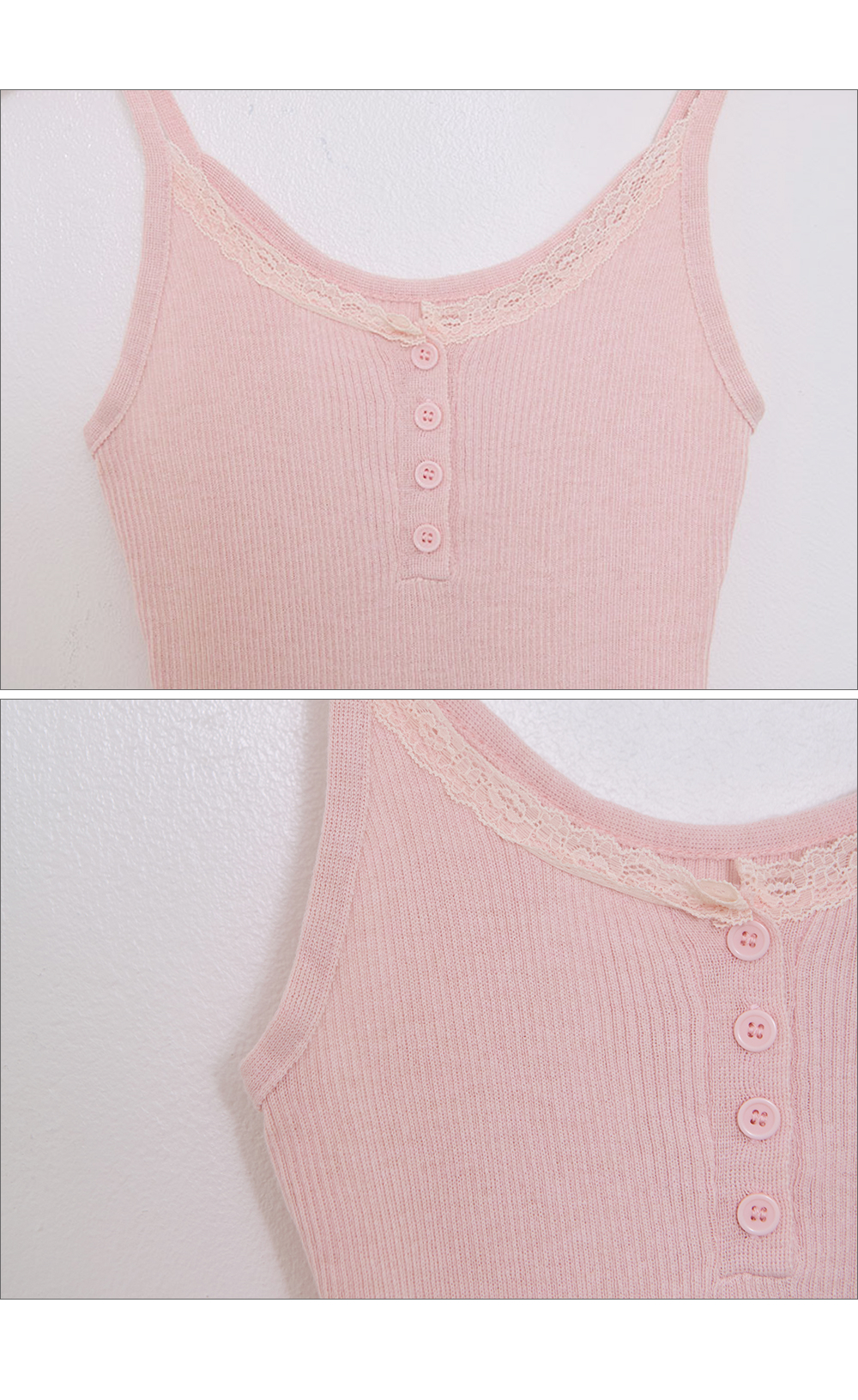 ボタンレースアップカーディガンキャミソールアンサンブル | DHOLIC | 詳細画像19