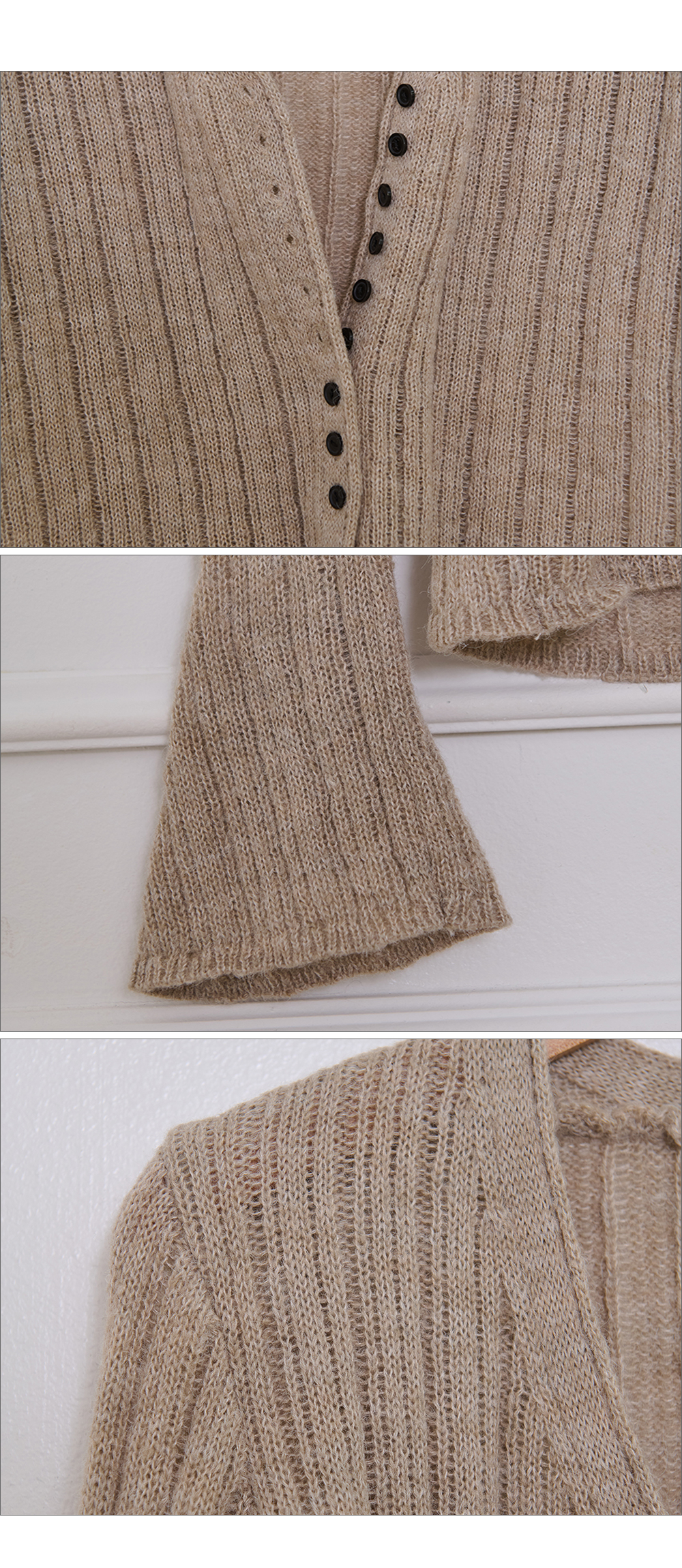 ボタンVネック長袖カーディガン | DHOLIC | 詳細画像18