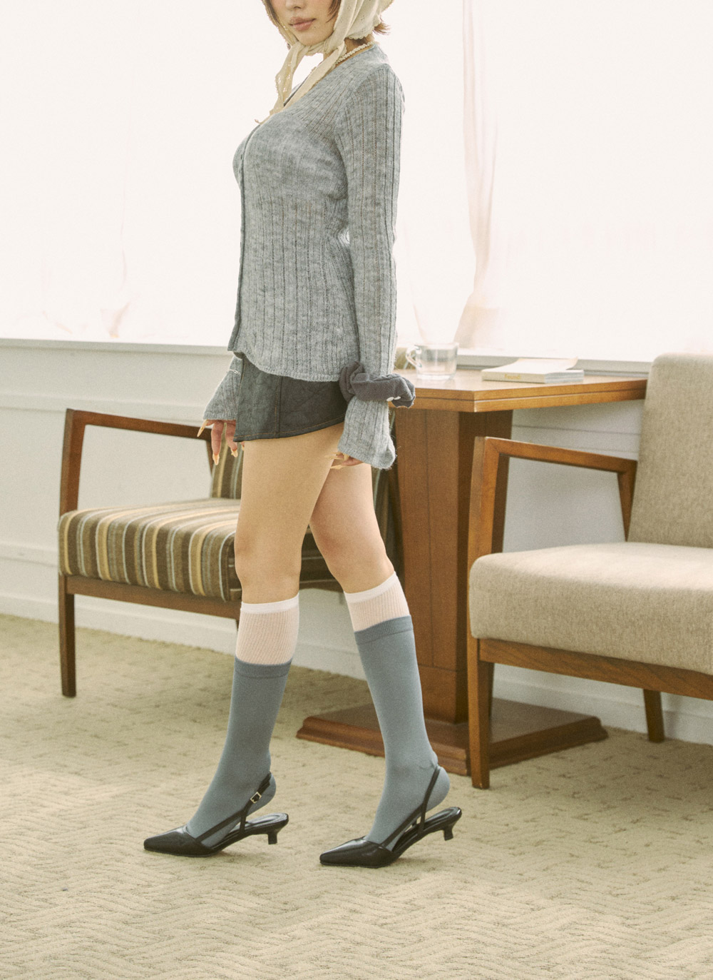 ボタンVネック長袖カーディガン | DHOLIC | 詳細画像14