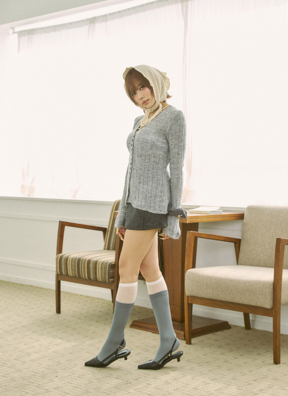 ボタンVネック長袖カーディガン | DHOLIC | 詳細画像15