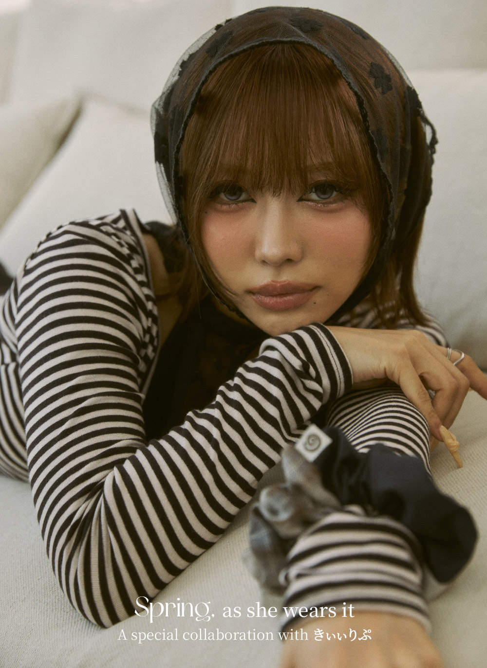 ボタンホルターネックレイヤード風長袖Tシャツ | DHOLIC | 詳細画像20