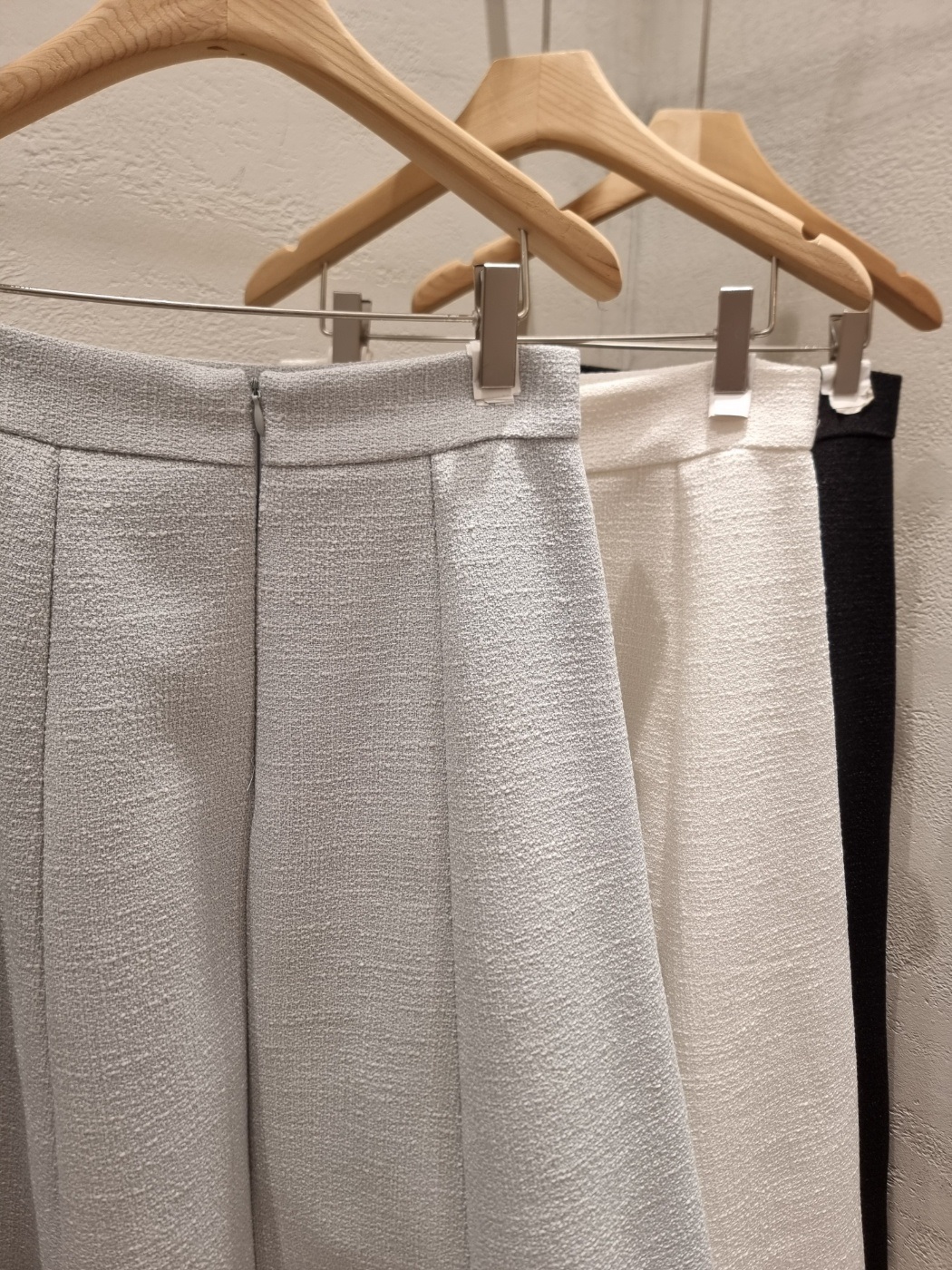 ツイードラインロングフレアAライン無地スカート | 詳細画像20