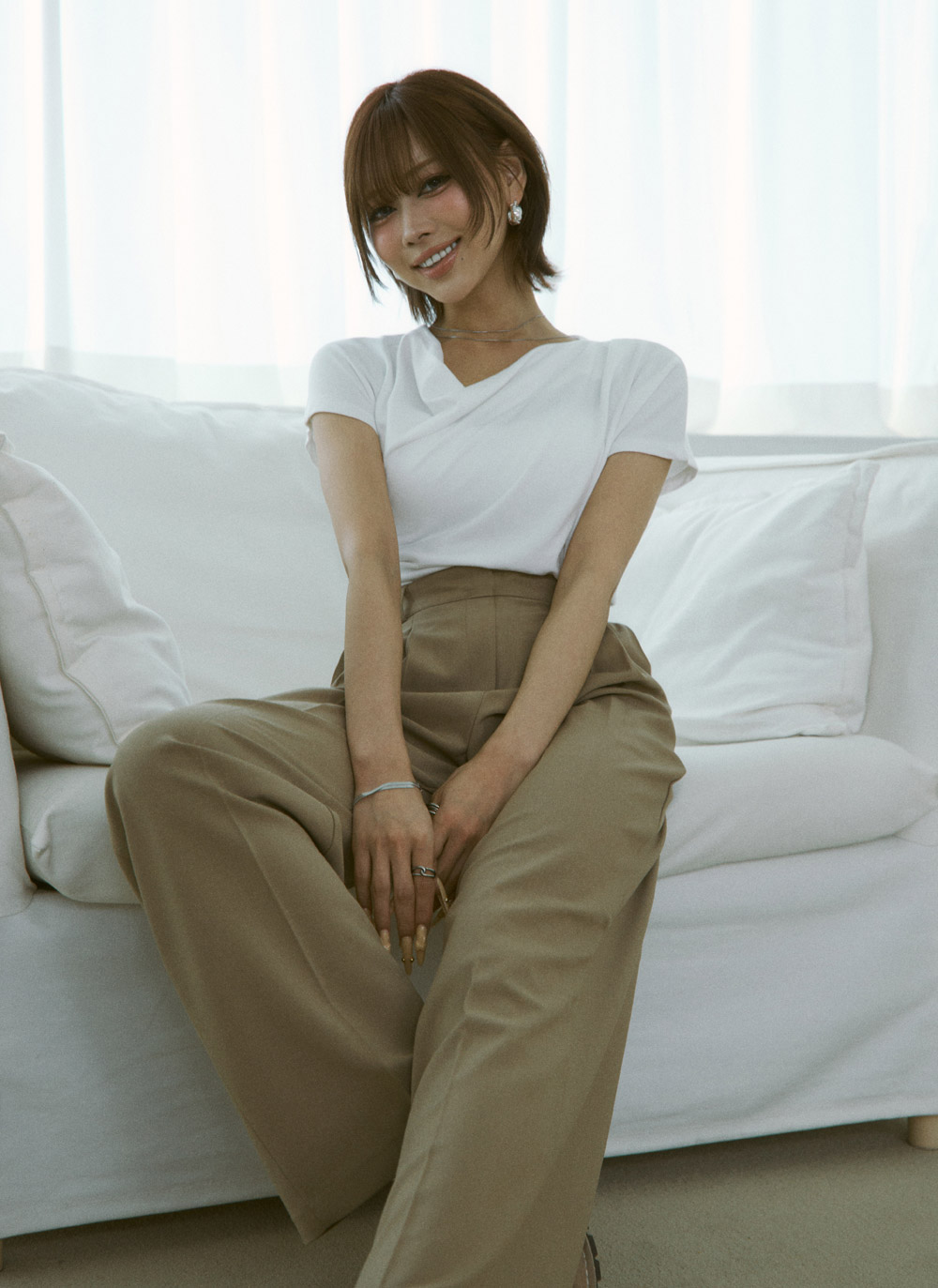 ツータックワイドスラックス | DHOLIC | 詳細画像7