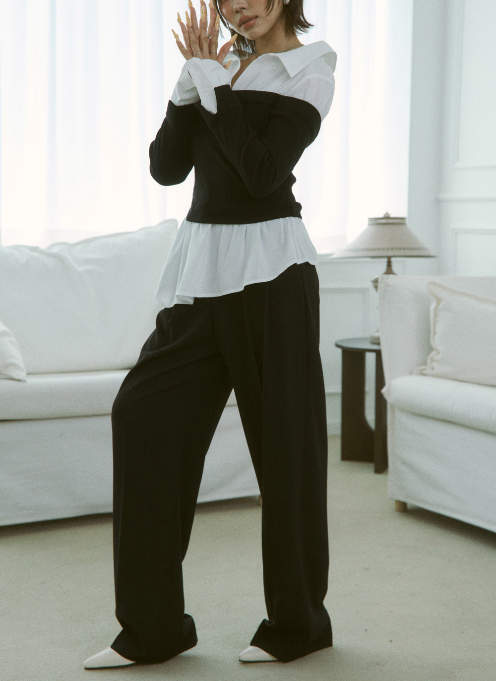 ツータックワイドスラックス | DHOLIC | 詳細画像19