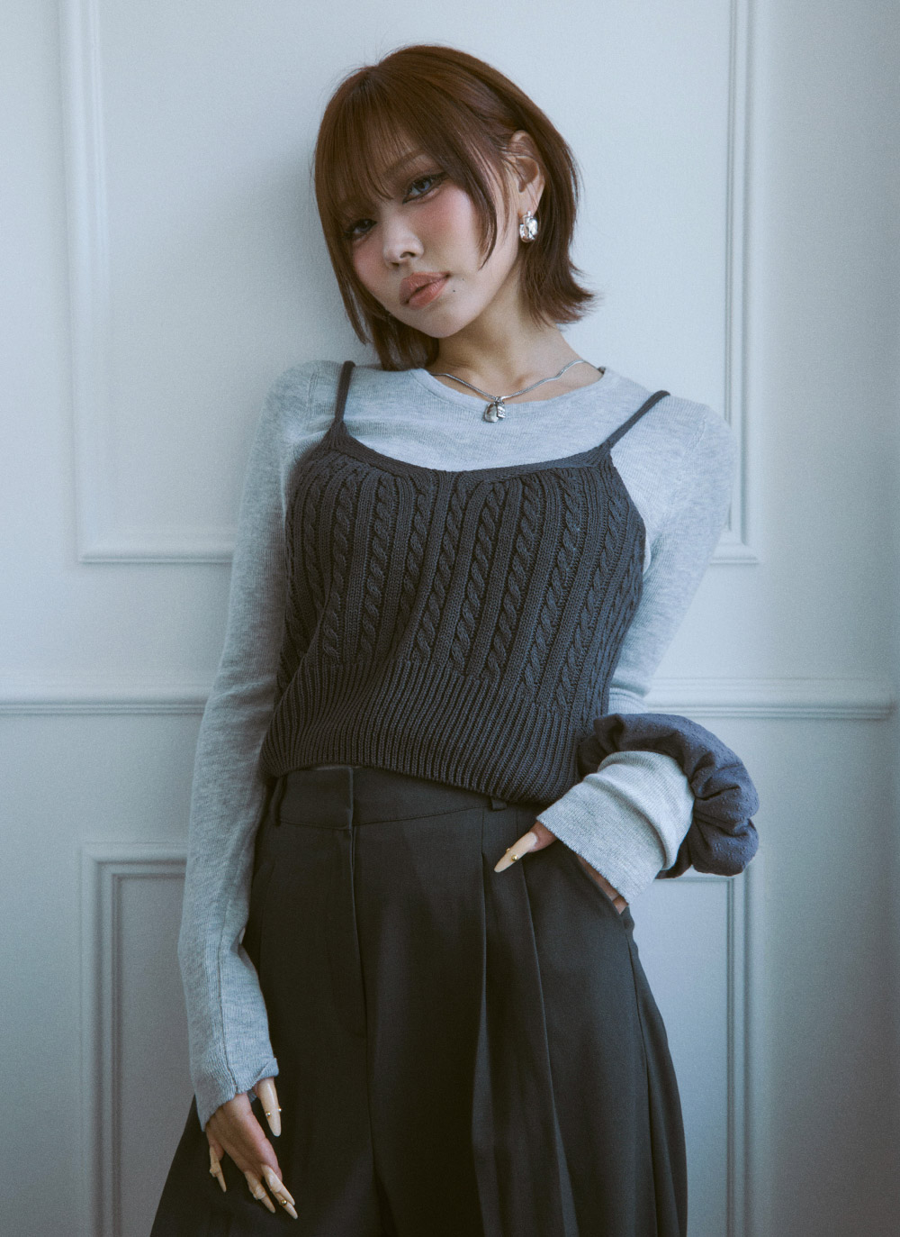 ツータックワイドスラックス | DHOLIC | 詳細画像22