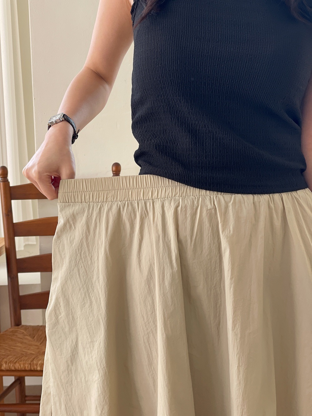 ウエストゴムロングルーズスカート | 詳細画像4