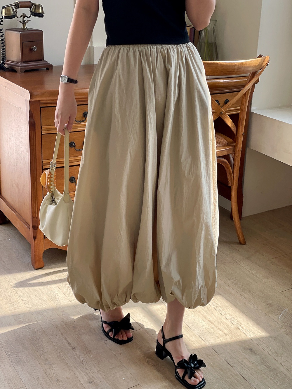 ウエストゴムロングルーズスカート | 詳細画像9