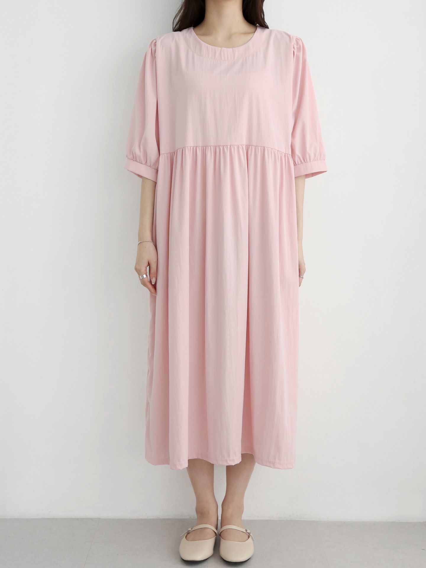 ラウンドネックロングワンピース | 詳細画像15