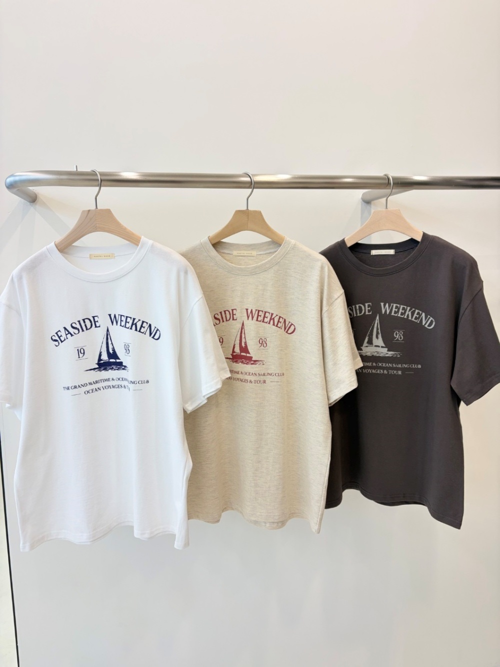 ラウンドネックオーバーサイズ半袖プリントTシャツ | 詳細画像7