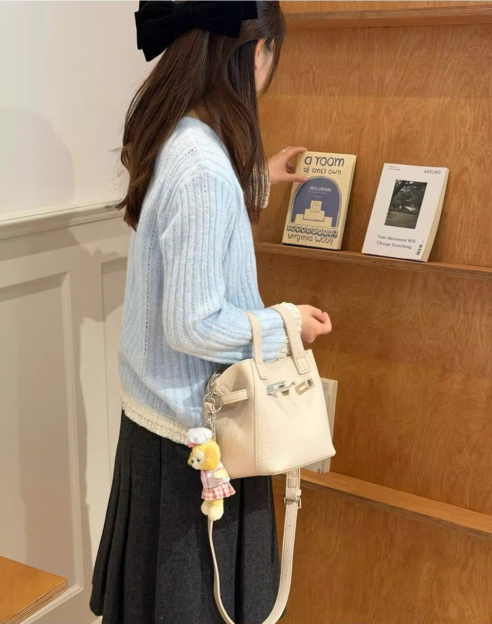 レザー調ショルダーバッグ | 詳細画像4