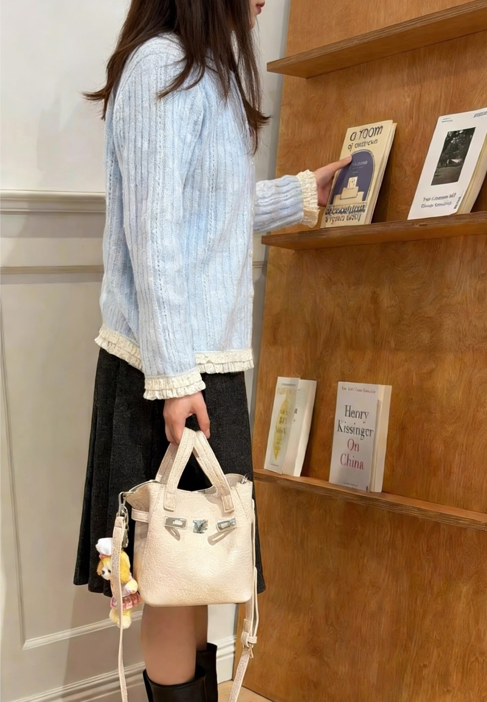 レザー調ショルダーバッグ | 詳細画像5