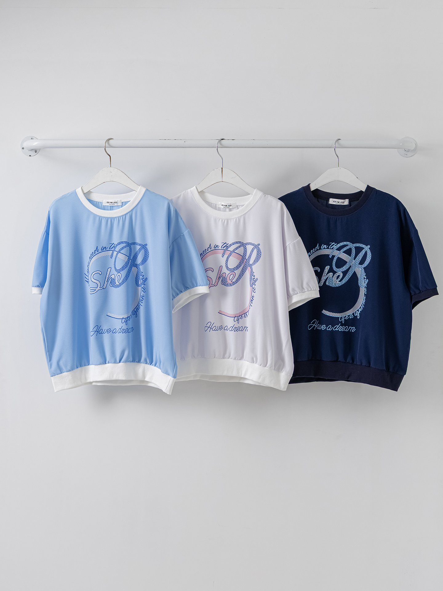 ラウンドネック半袖プリントスウェット | 詳細画像2