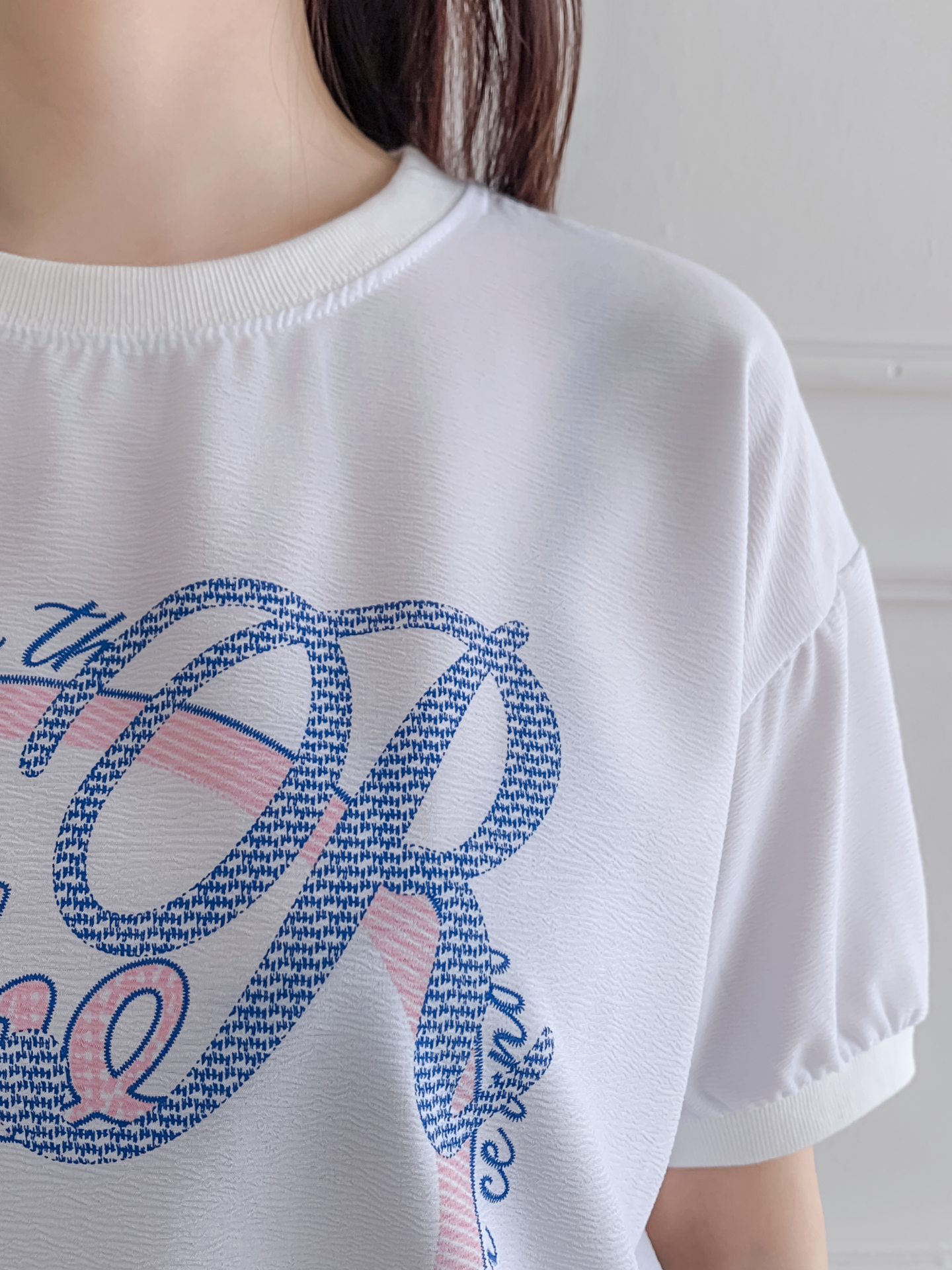 ラウンドネック半袖プリントスウェット | 詳細画像7