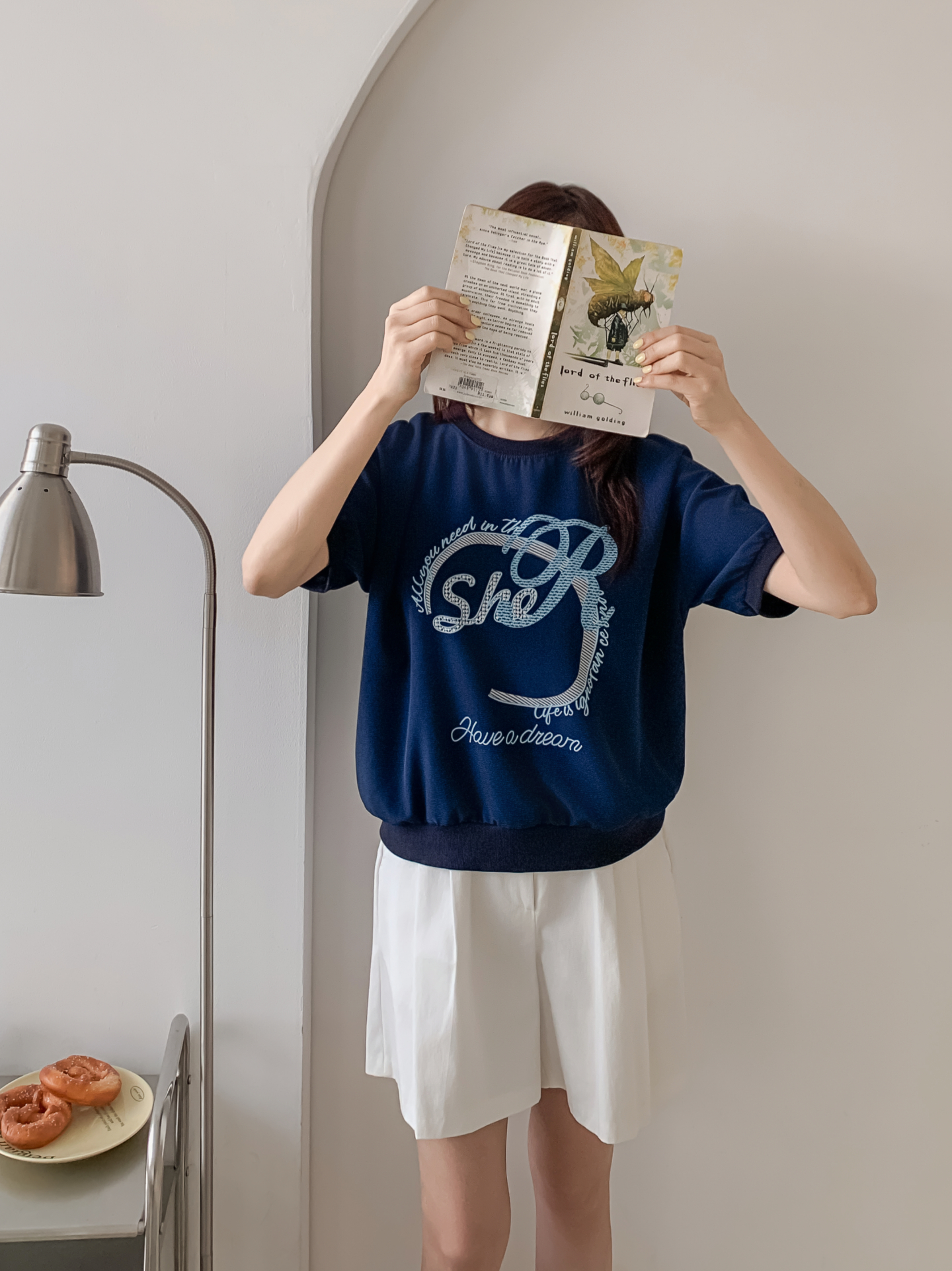 ラウンドネック半袖プリントスウェット | 詳細画像26