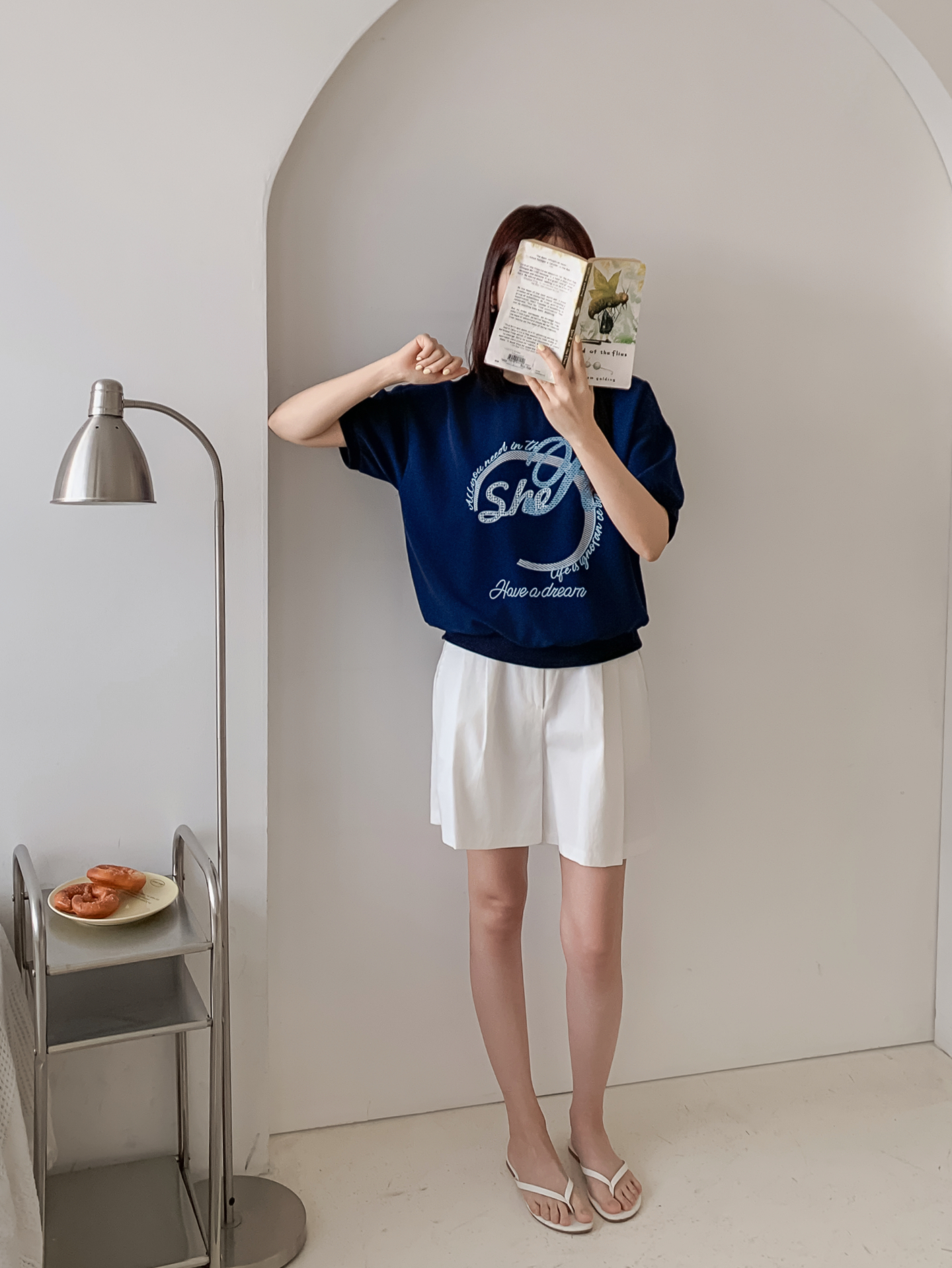 ラウンドネック半袖プリントスウェット | 詳細画像30