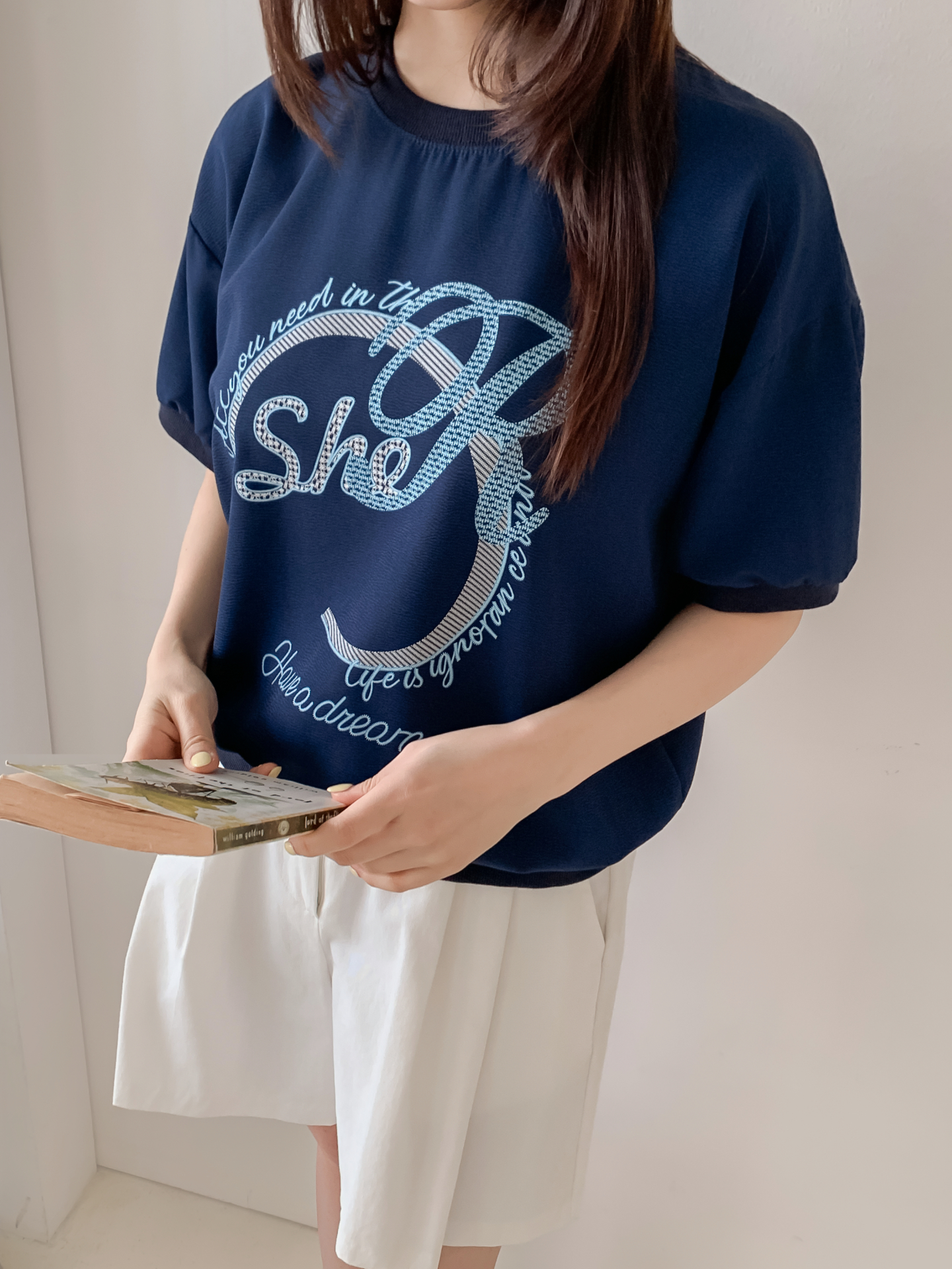 ラウンドネック半袖プリントスウェット | 詳細画像31