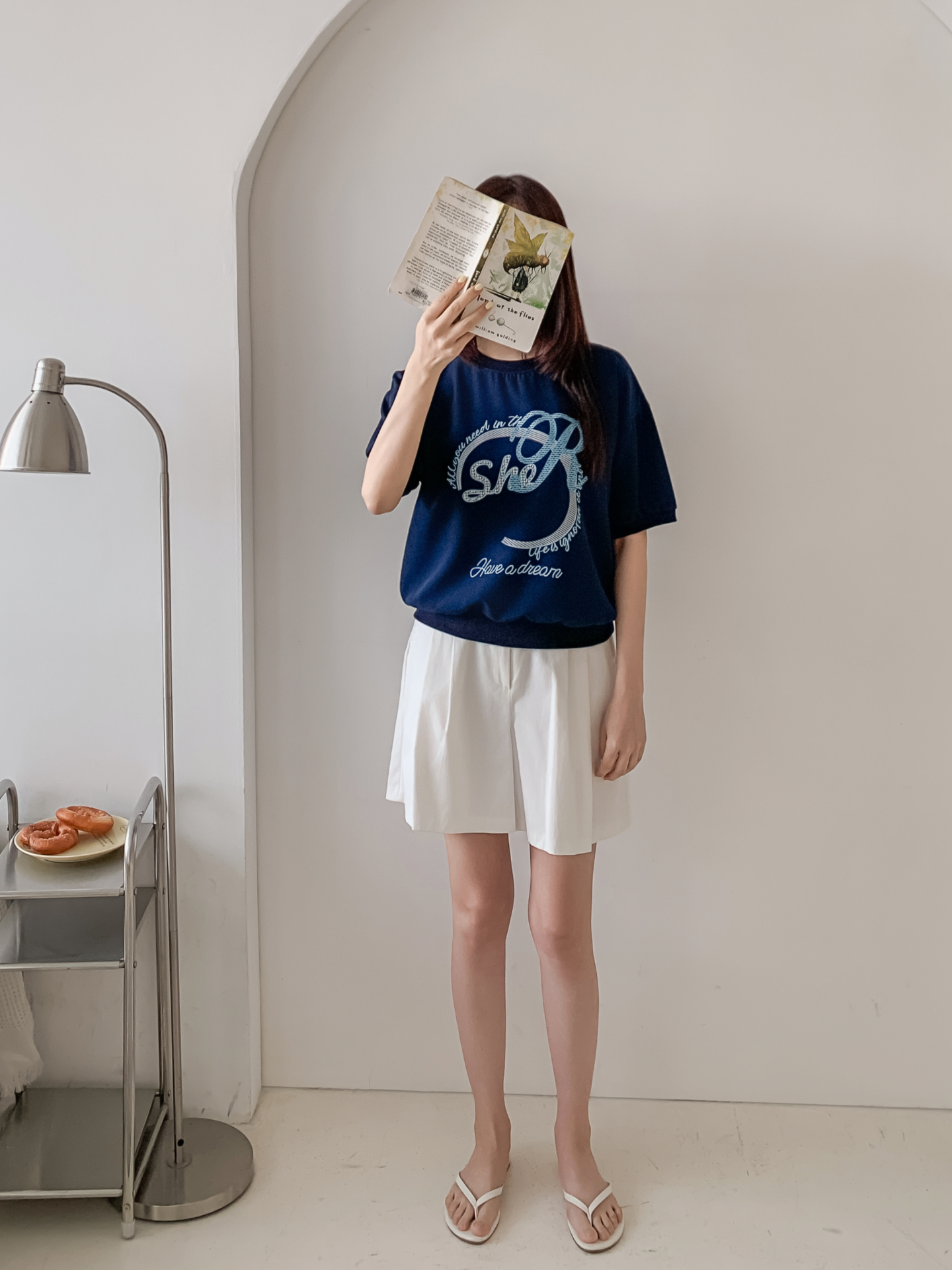 ラウンドネック半袖プリントスウェット | 詳細画像32