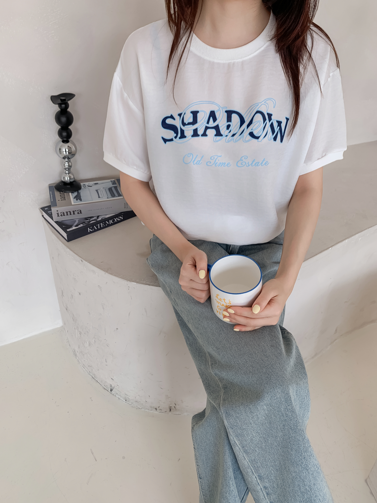 ラウンドネック半袖レタリング配色スウェット | 詳細画像23