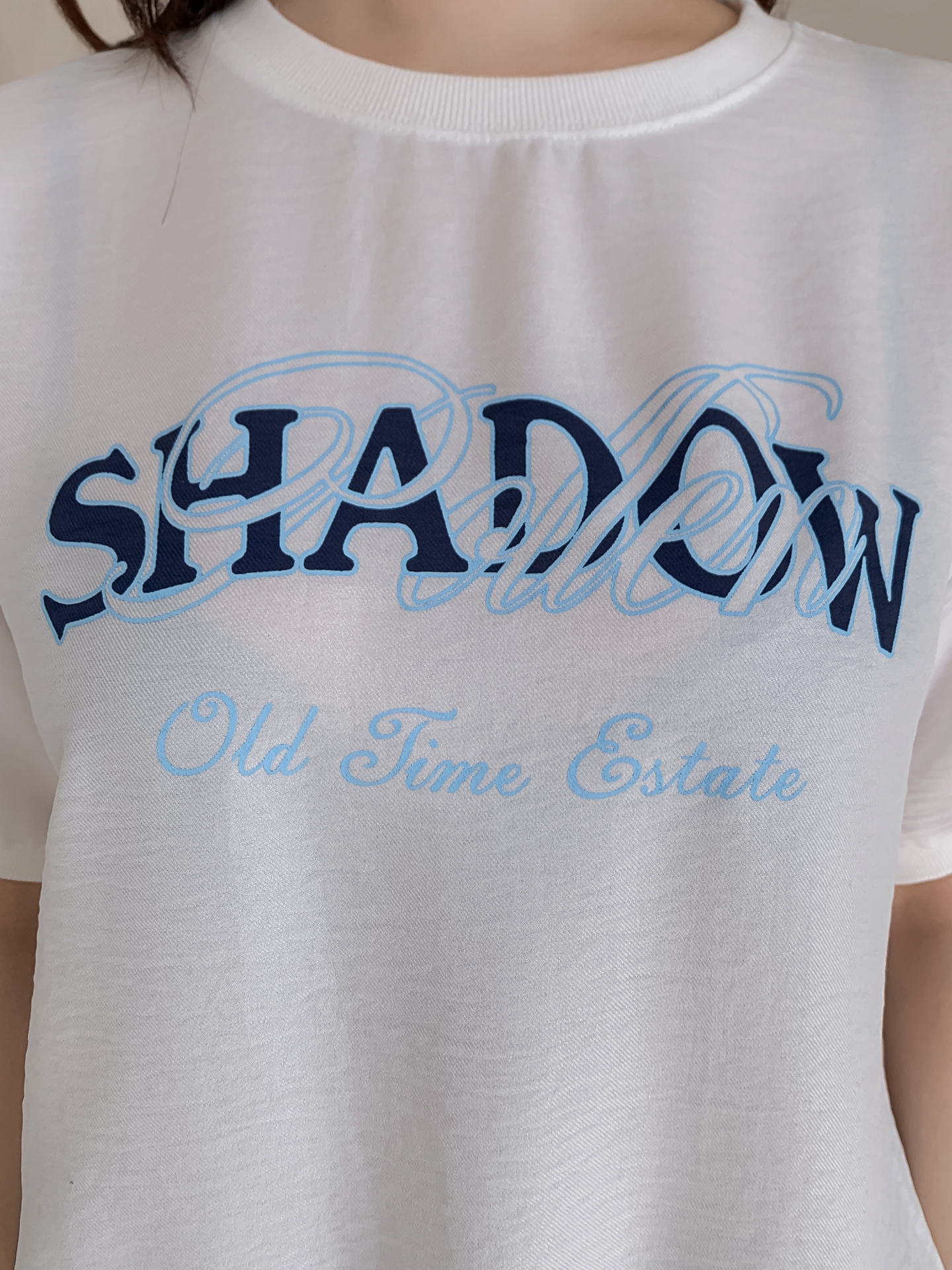 ラウンドネック半袖レタリング配色スウェット | 詳細画像28