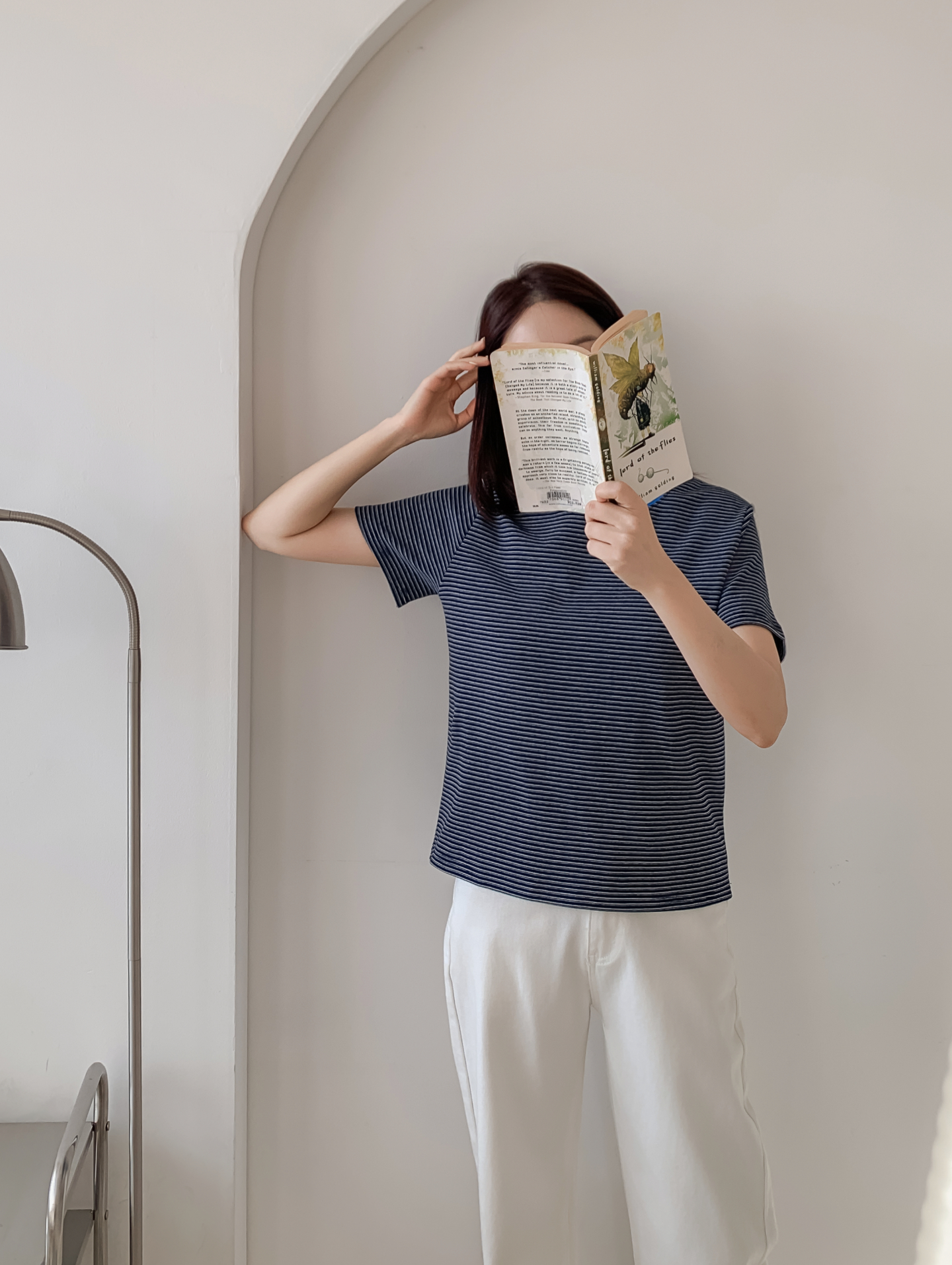 ラウンドネック半袖ボーダーTシャツ | 詳細画像21