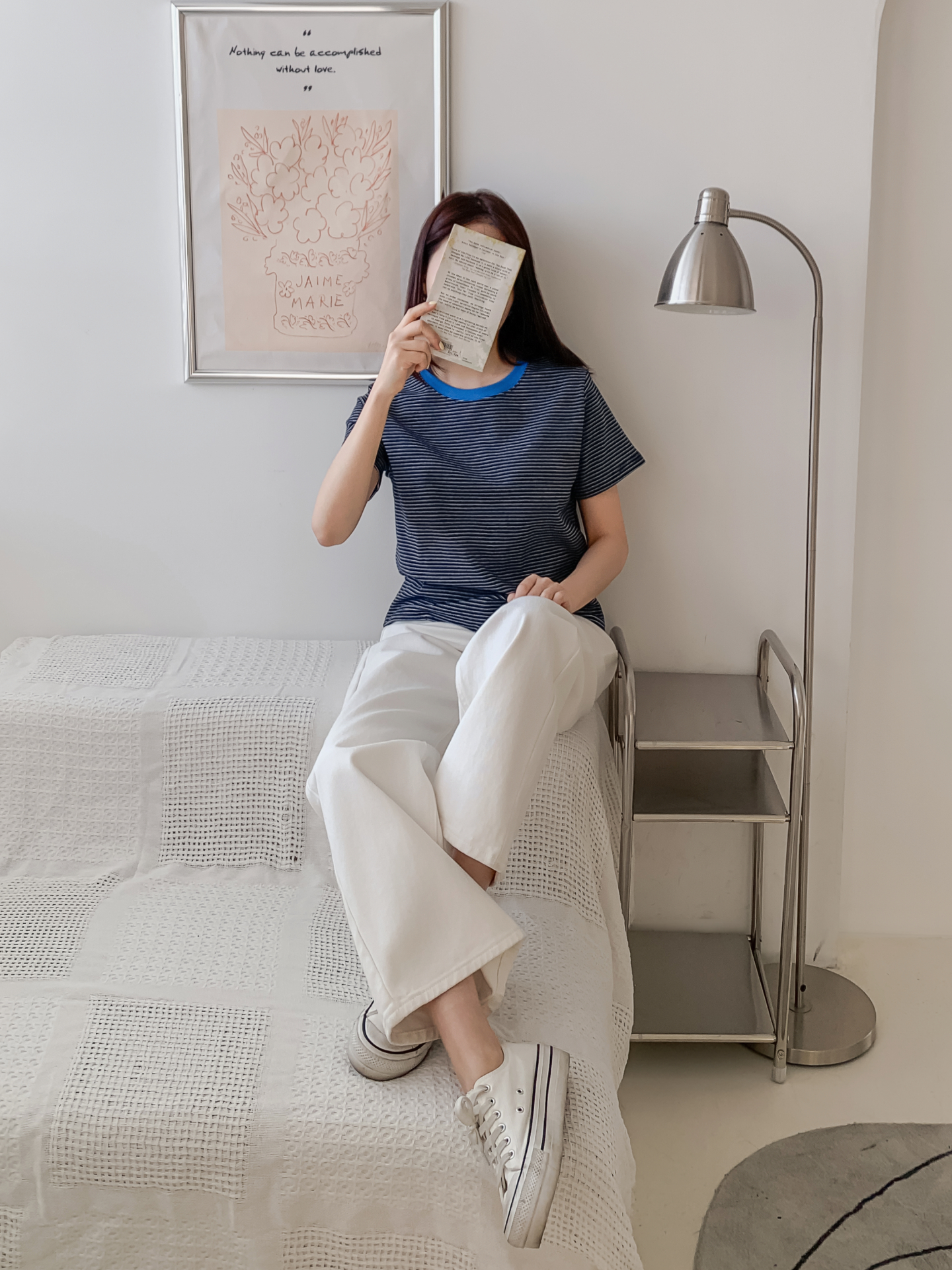 ラウンドネック半袖ボーダーTシャツ | 詳細画像26