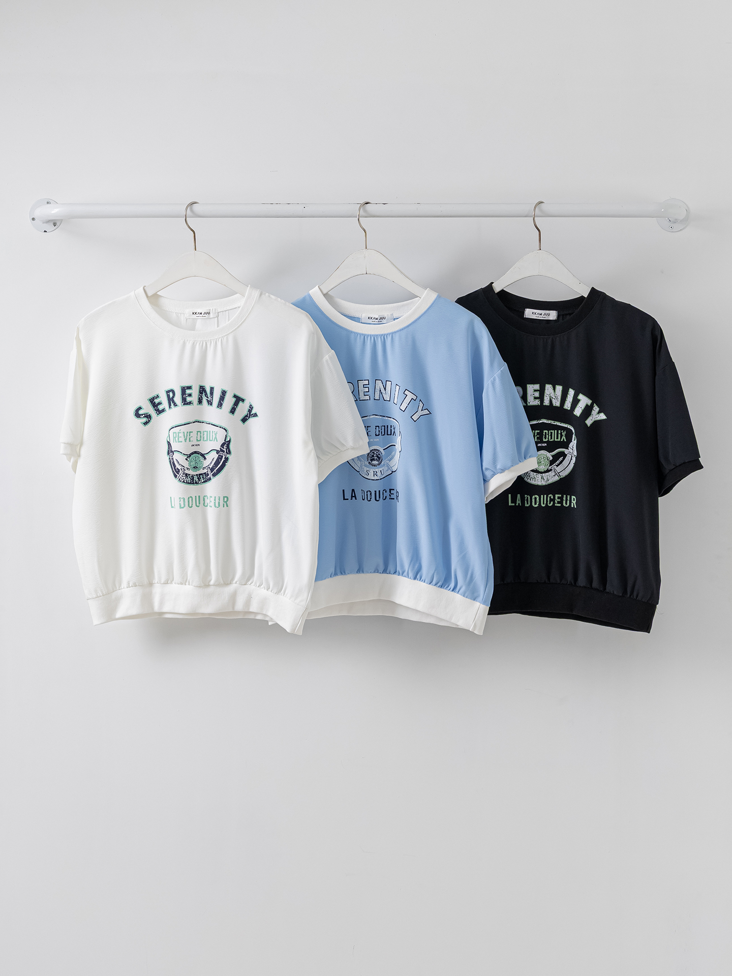 ラウンドネック半袖プリントスウェット | 詳細画像2