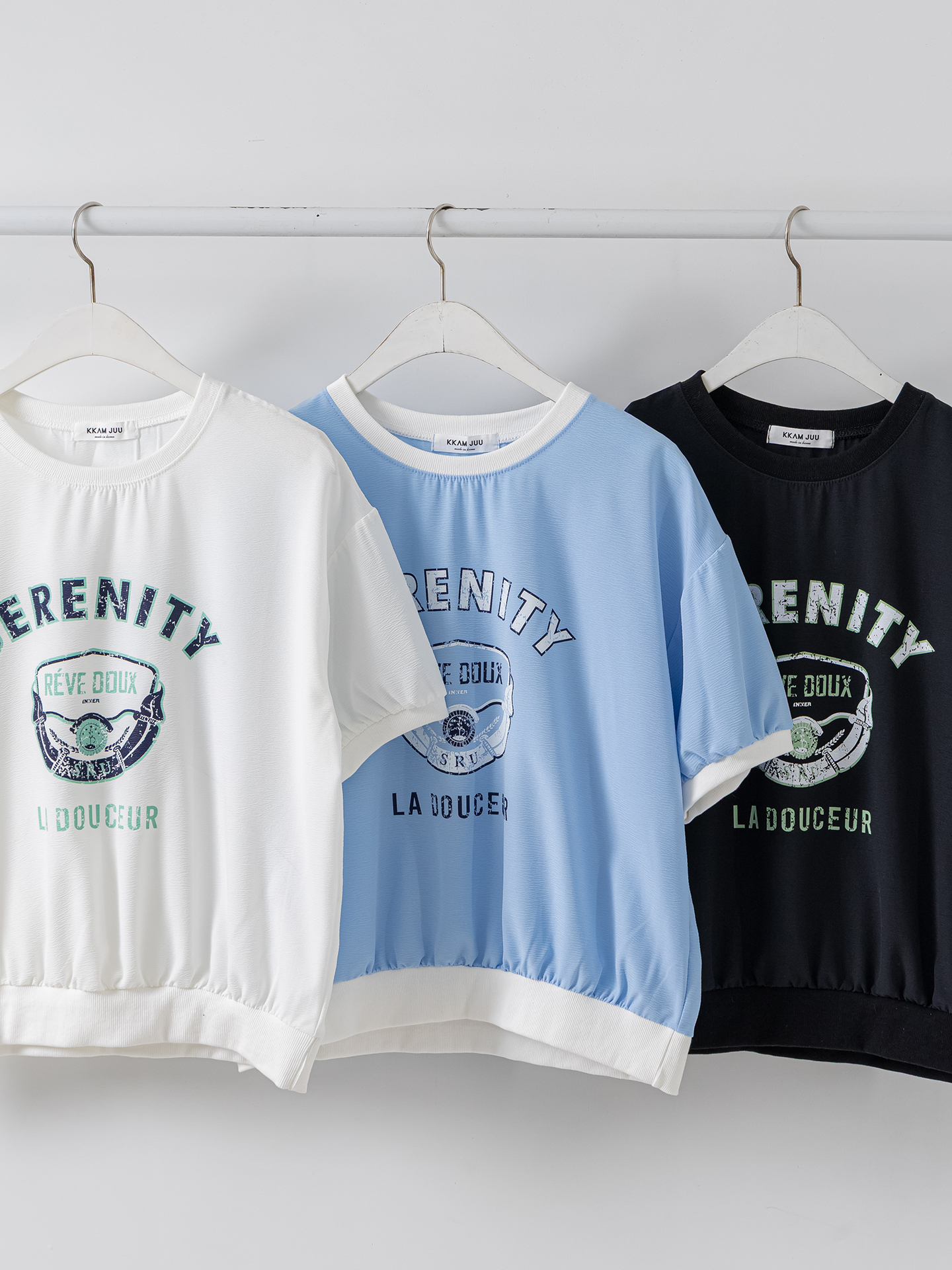 ラウンドネック半袖プリントスウェット | 詳細画像3