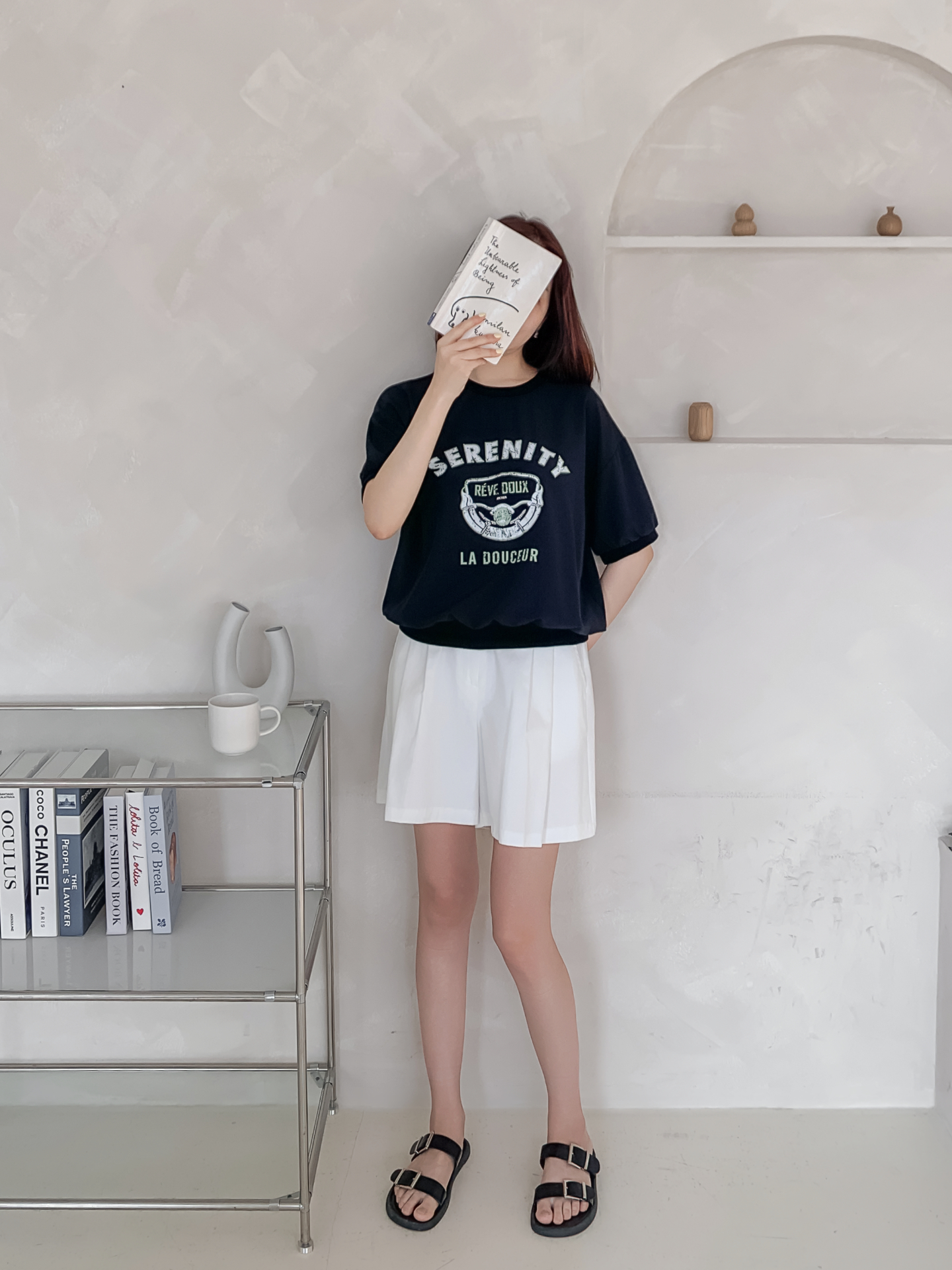 ラウンドネック半袖プリントスウェット | 詳細画像7