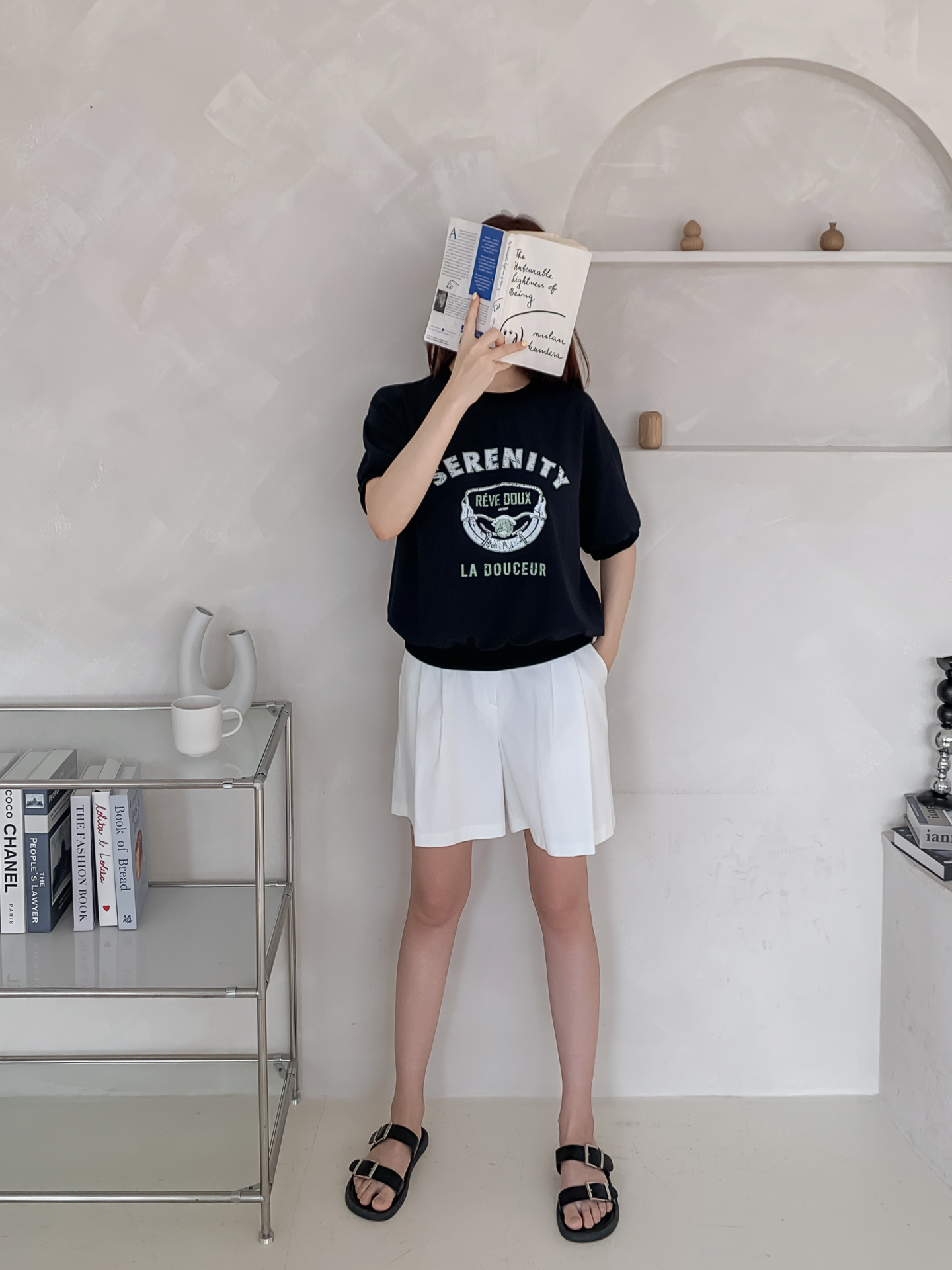 ラウンドネック半袖プリントスウェット | 詳細画像9