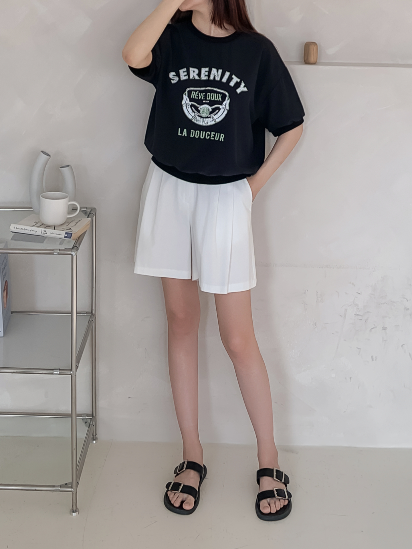 ラウンドネック半袖プリントスウェット | 詳細画像12