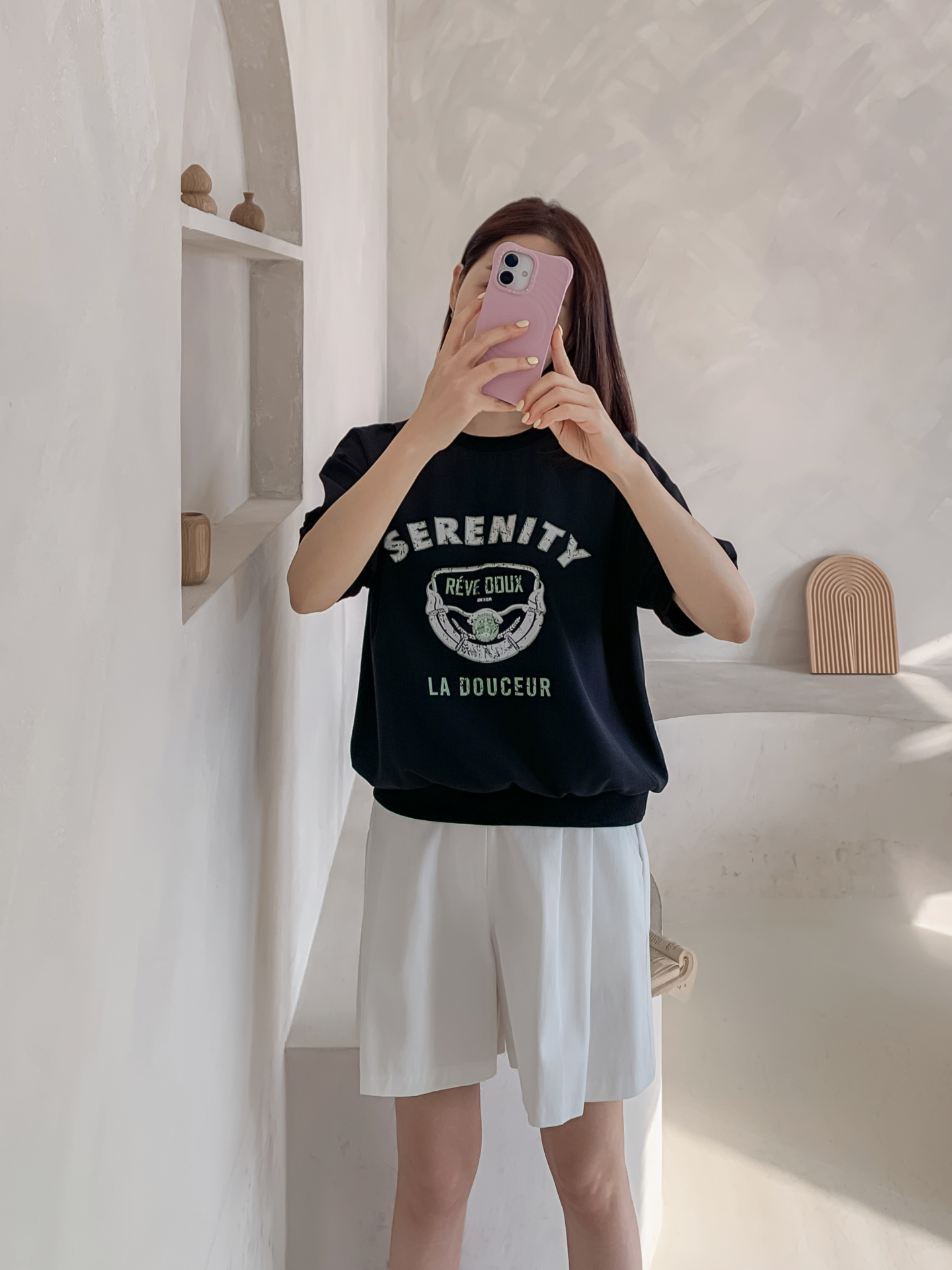 ラウンドネック半袖プリントスウェット | 詳細画像16